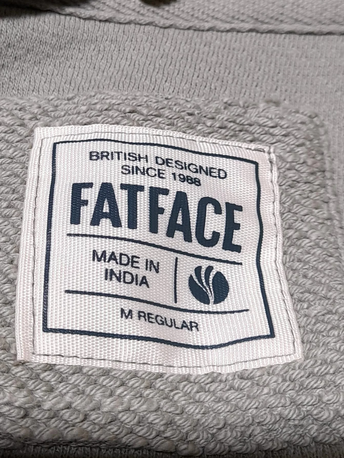 Fat Face Men's Hoodie M Green 100% Cotton Pullover - Image 5