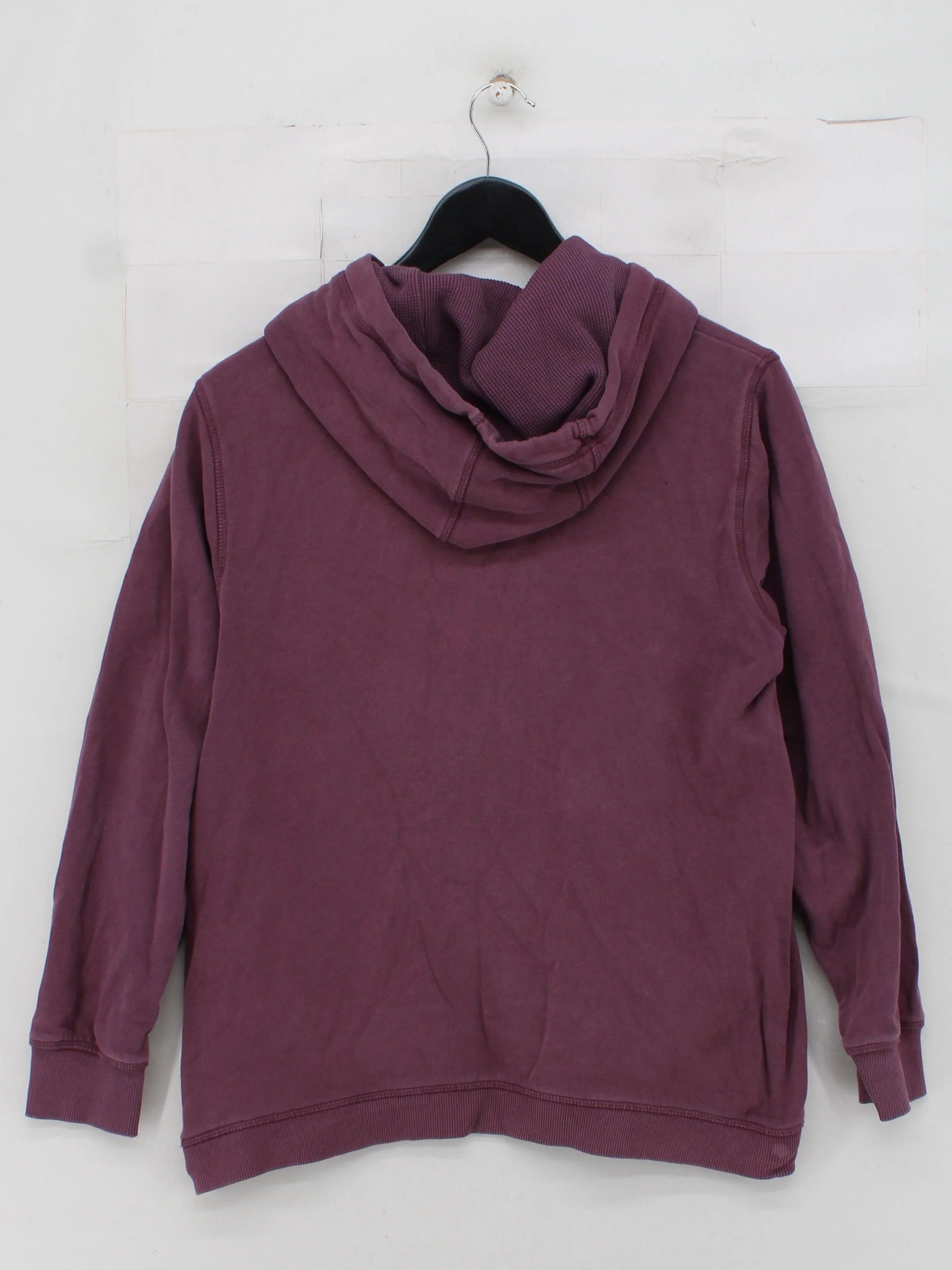 Fat Face Men's Hoodie M Purple Cotton with Elastane Pullover - Image 2