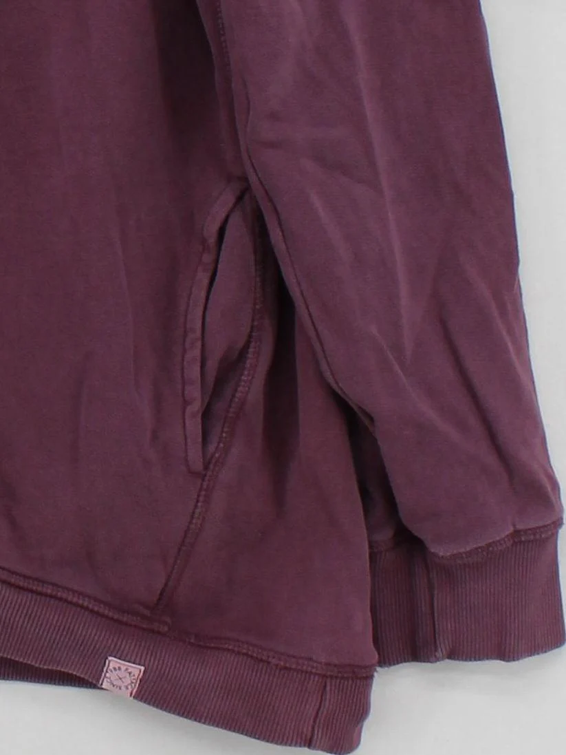 Fat Face Men's Hoodie M Purple Cotton with Elastane Pullover - Image 4