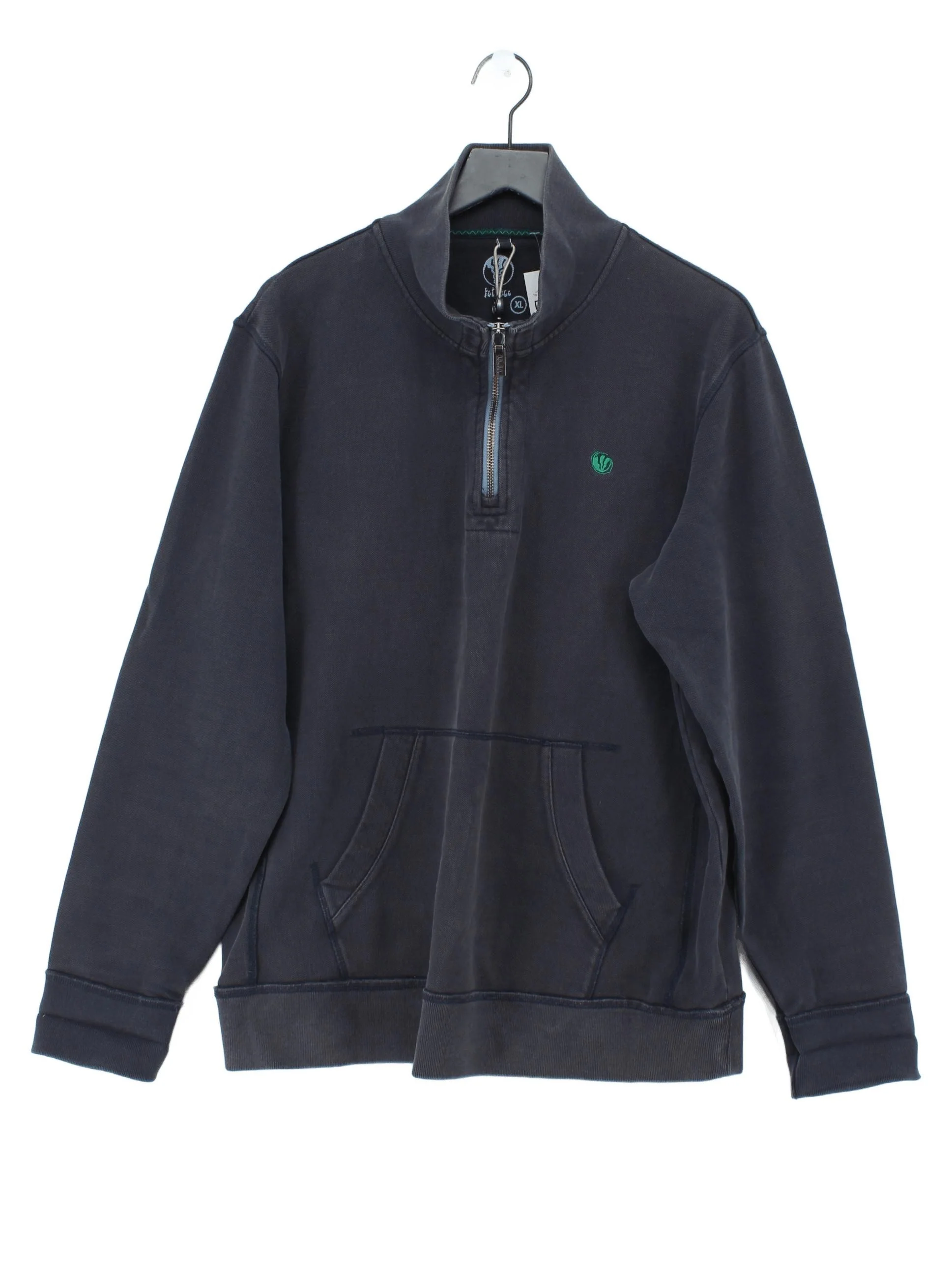 Fat Face Men's Hoodie XL Blue 100% Cotton Pullover