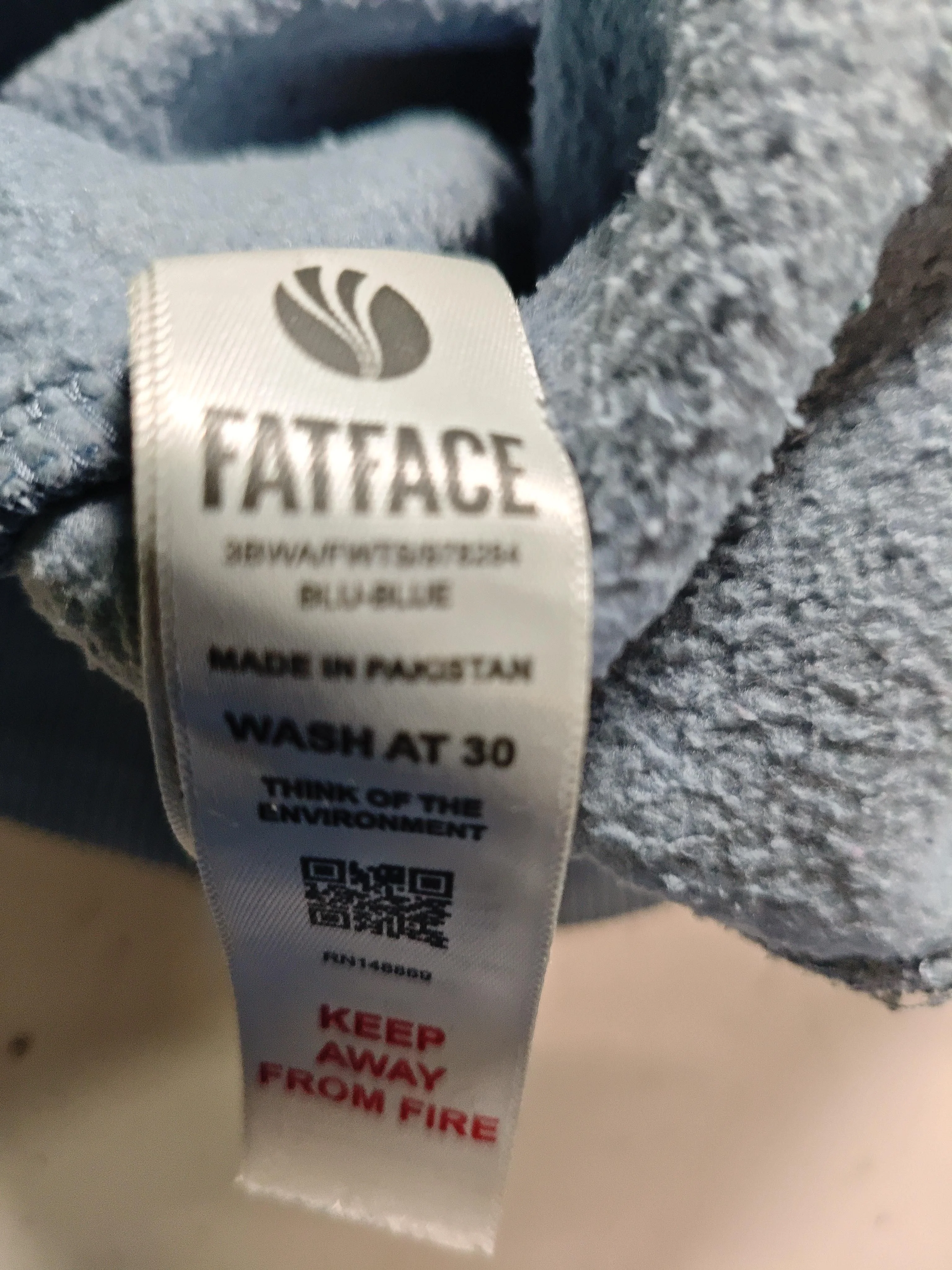 Fat Face Men's Hoodie XL Blue Graphic 100% Other Pullover - Image 6