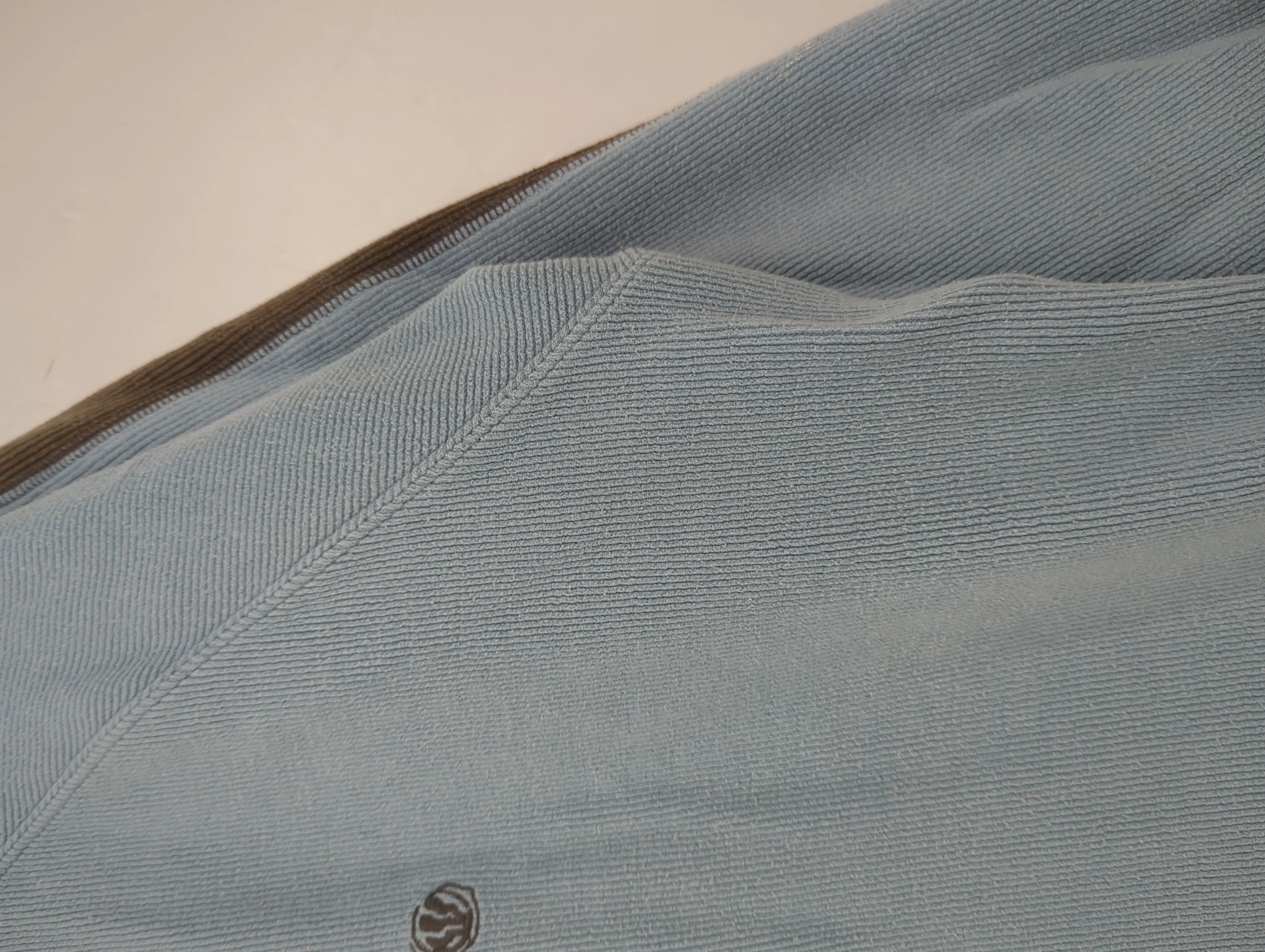 Fat Face Men's Jumper L Blue Cotton with Polyester, Polyamide, Elastane Pullover - Image 7
