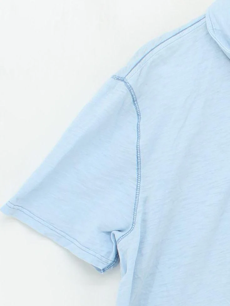 Fat Face Men's Polo XL Blue 100% Cotton Basic - Image 4