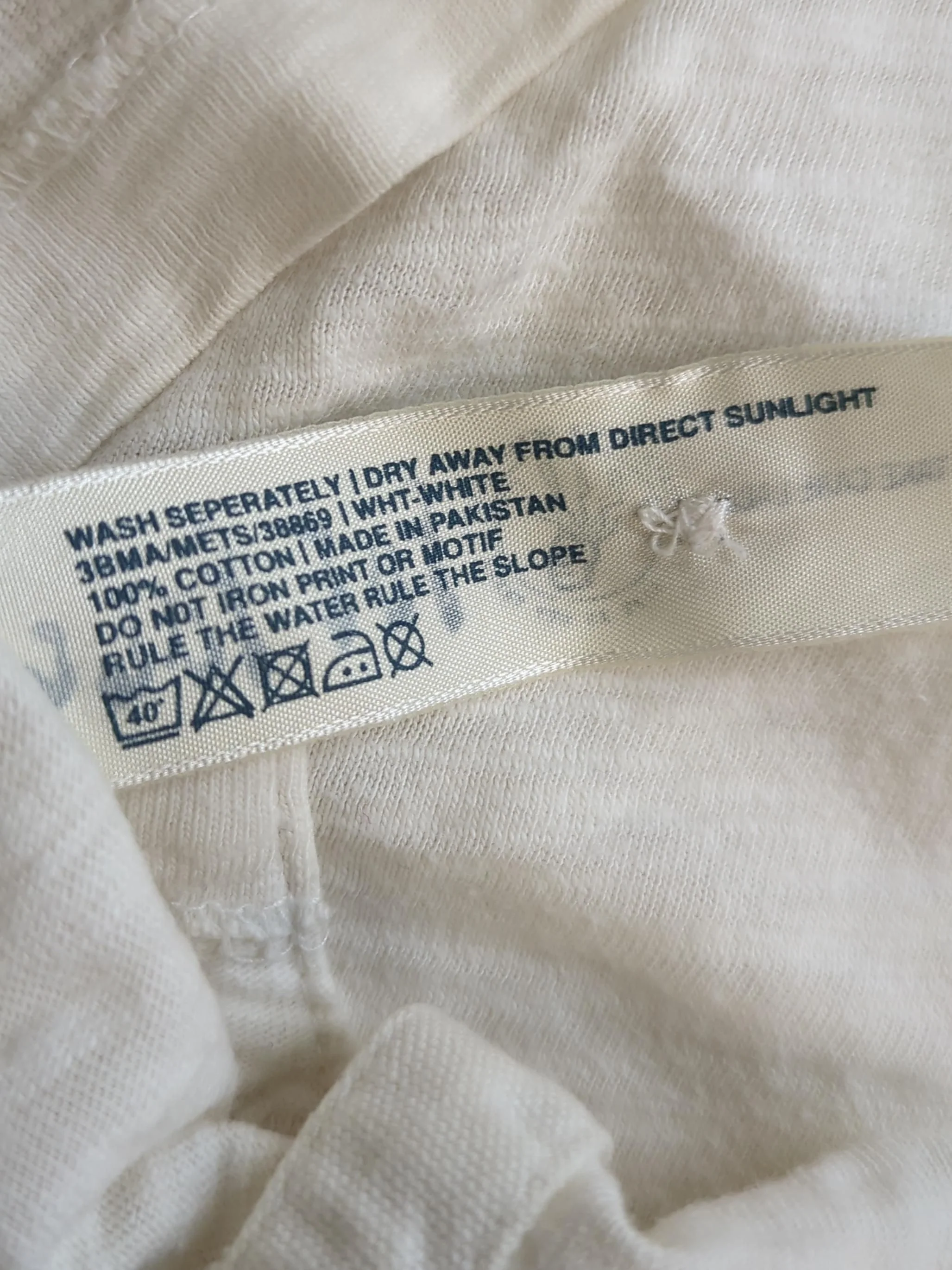 Fat Face Men's Polo XL Cream 100% Cotton Basic - Image 6