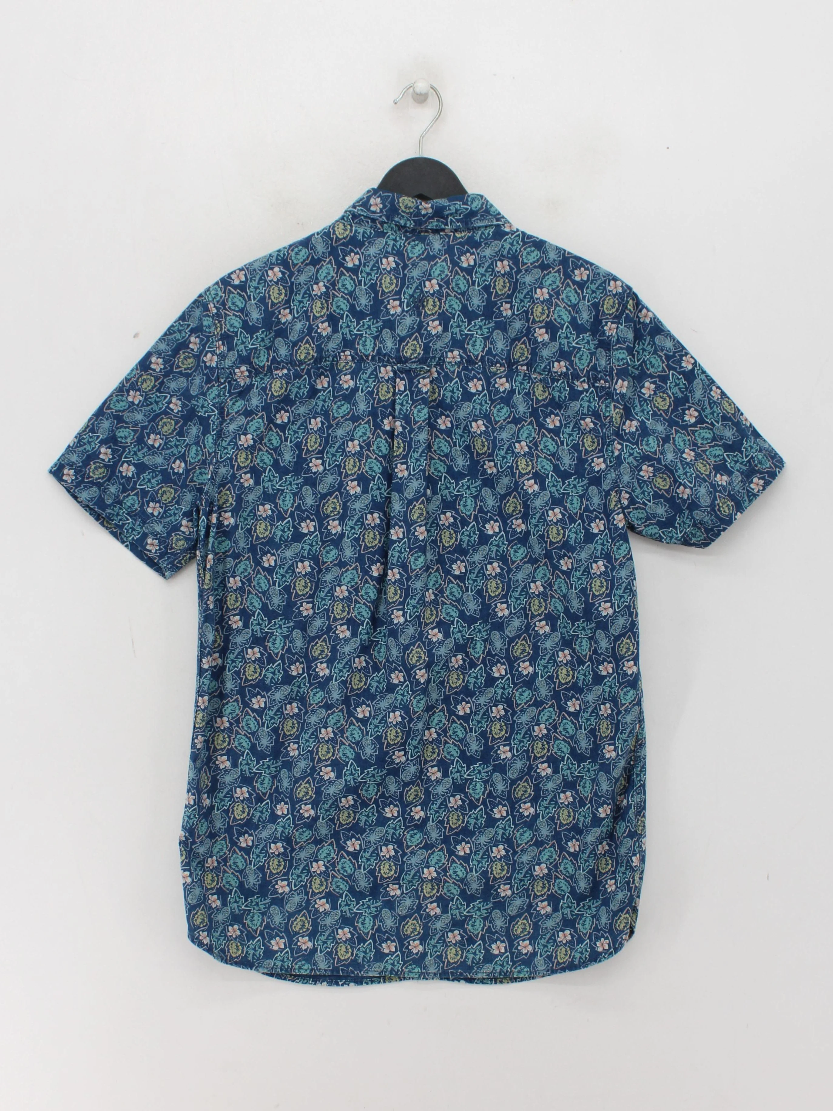 Fat Face Men's Shirt S Blue Floral 100% Cotton Basic - Image 2