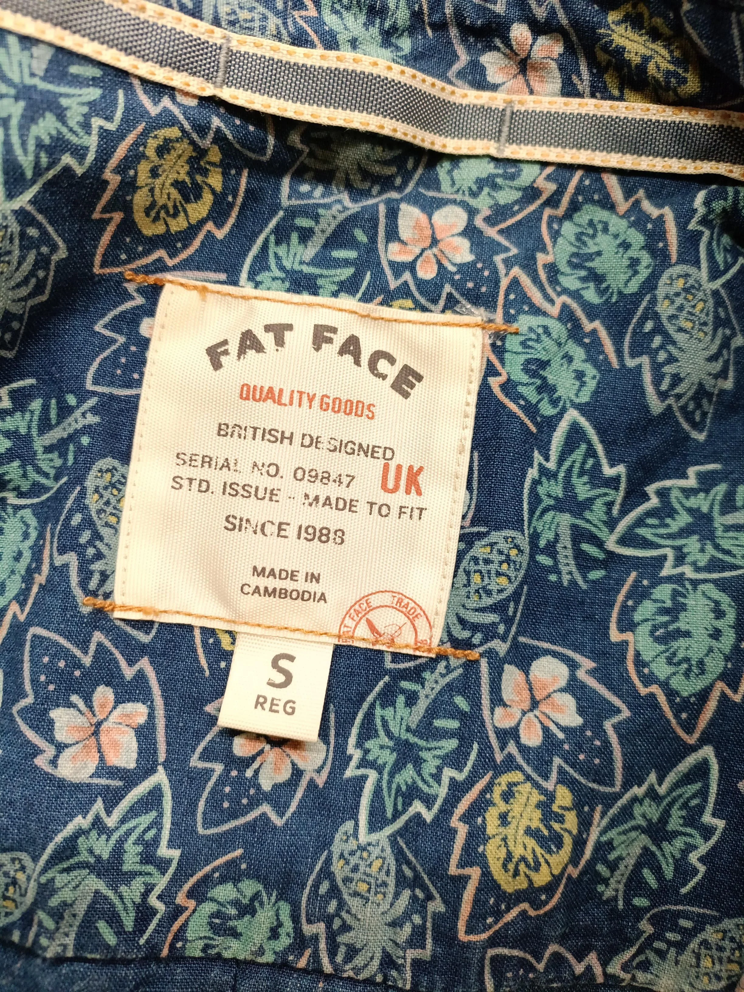 Fat Face Men's Shirt S Blue Floral 100% Cotton Basic - Image 5