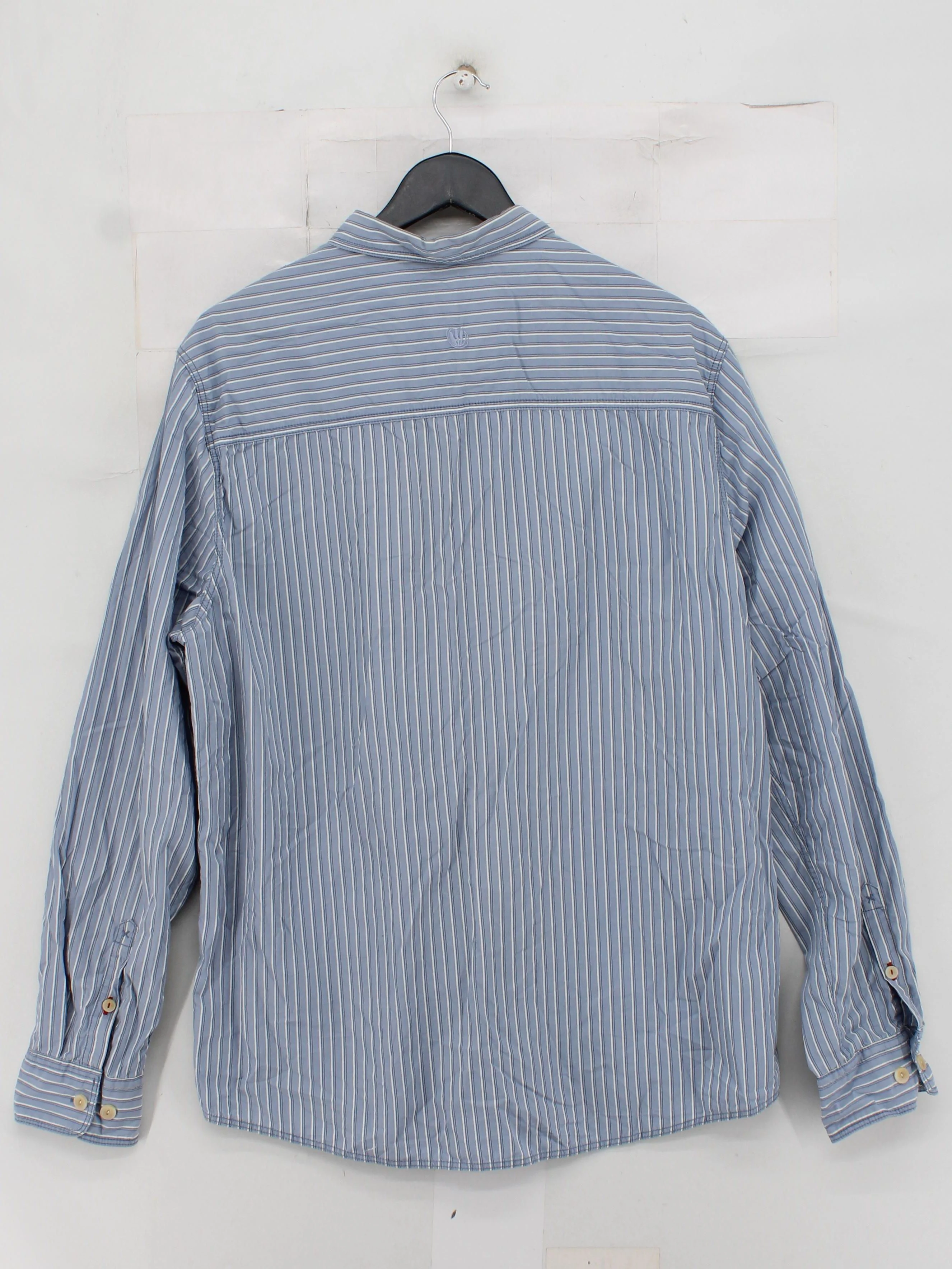 Fat Face Men's Shirt XL Blue Striped 100% Cotton Basic - Image 2