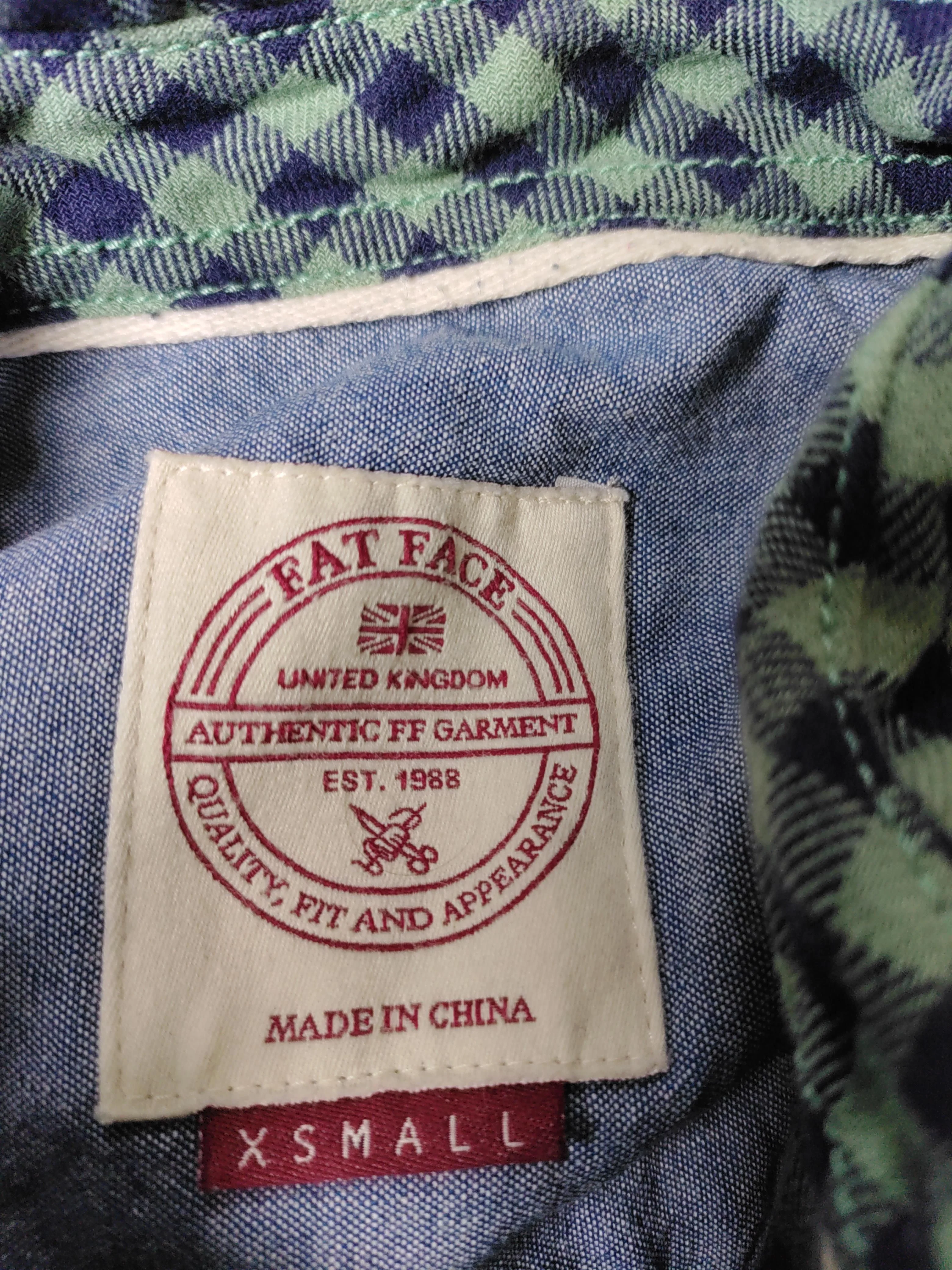 Fat Face Men's Shirt XS Multi Checkered 100% Other Basic - Image 5