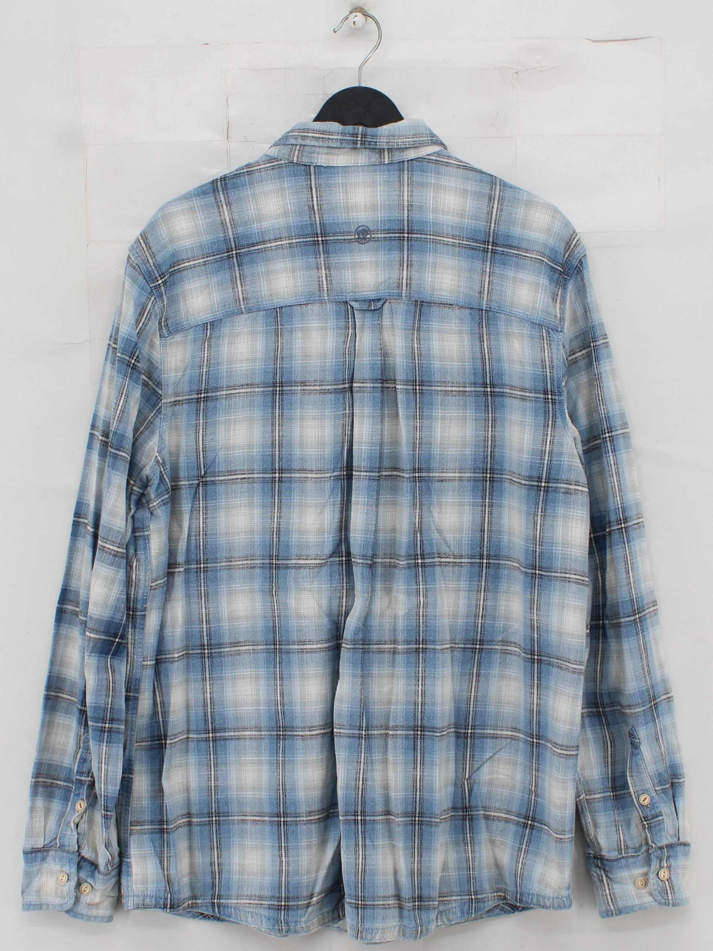 Fat Face Men's Shirt XXL Blue Checkered 100% Cotton Basic - Image 2