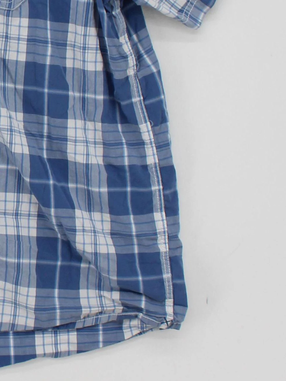 Fat Face Men's Shirt XXL Blue Checkered 100% Cotton Basic - Image 4