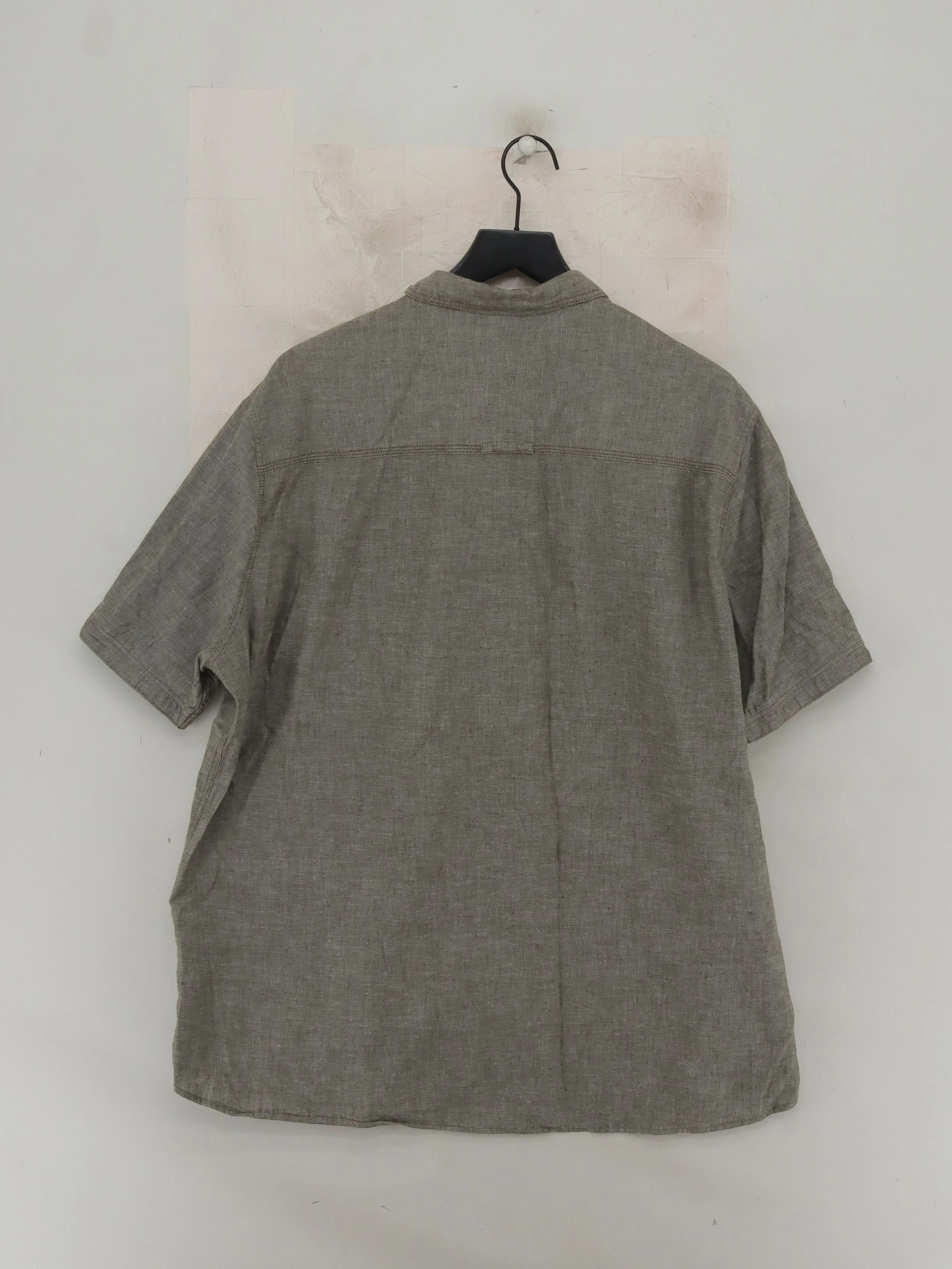 Fat Face Men's Shirt XXL Grey Linen with Cotton Basic - Image 2