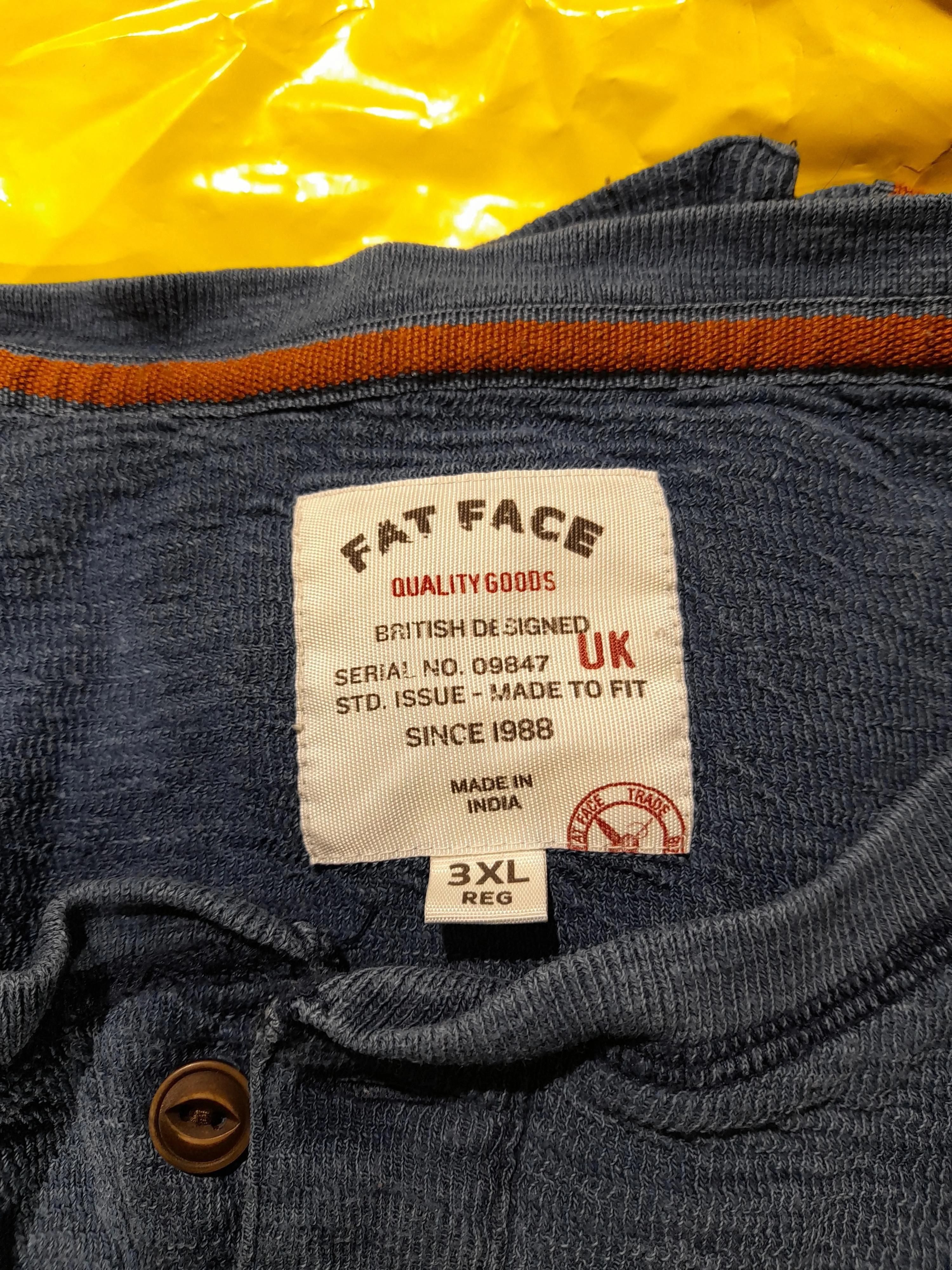 Fat Face Men's Shirt XXXL Blue 100% Cotton Basic - Image 5