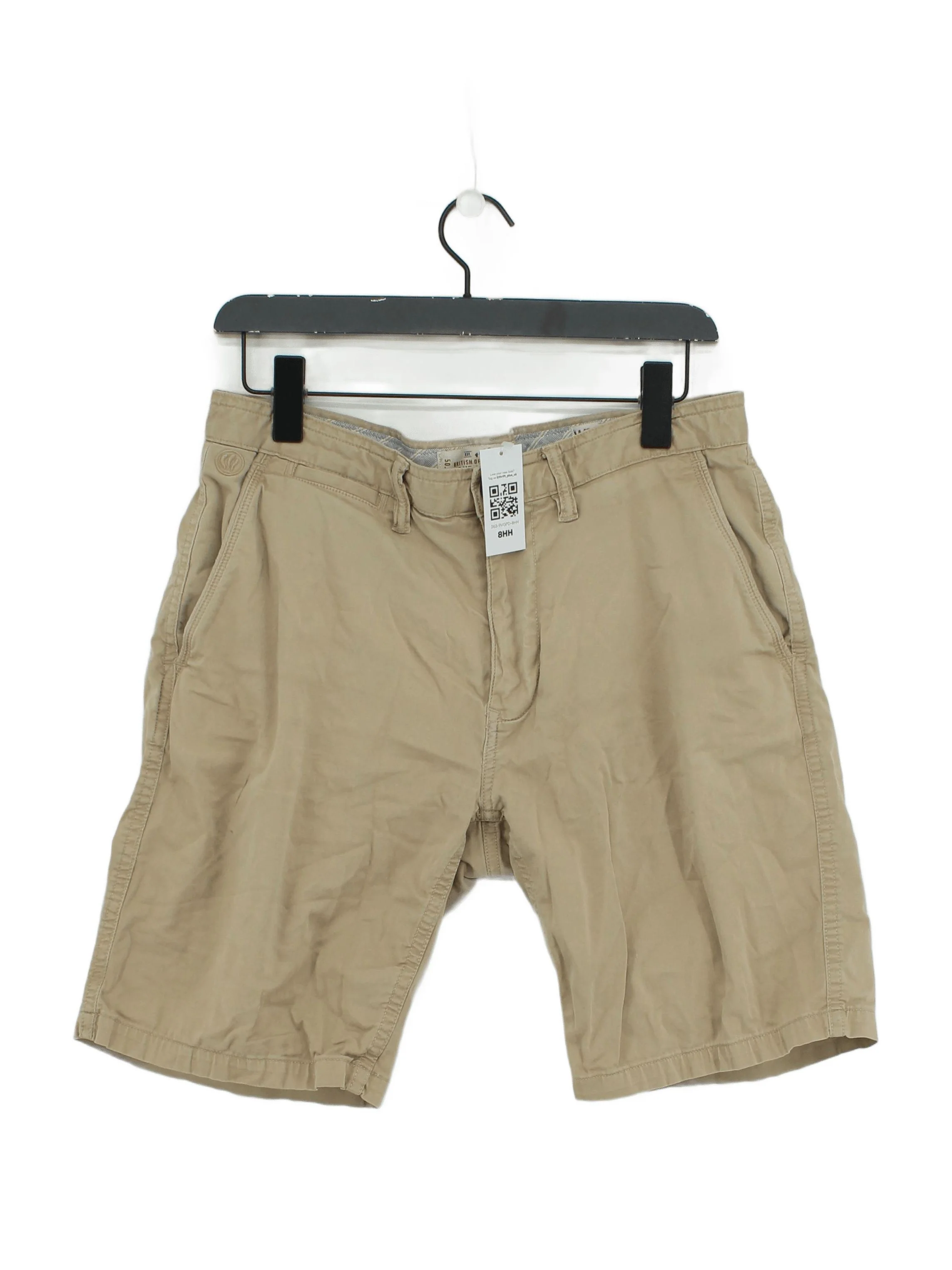 Fat Face Men's Shorts W 34 in Tan Cotton with Elastane Chino