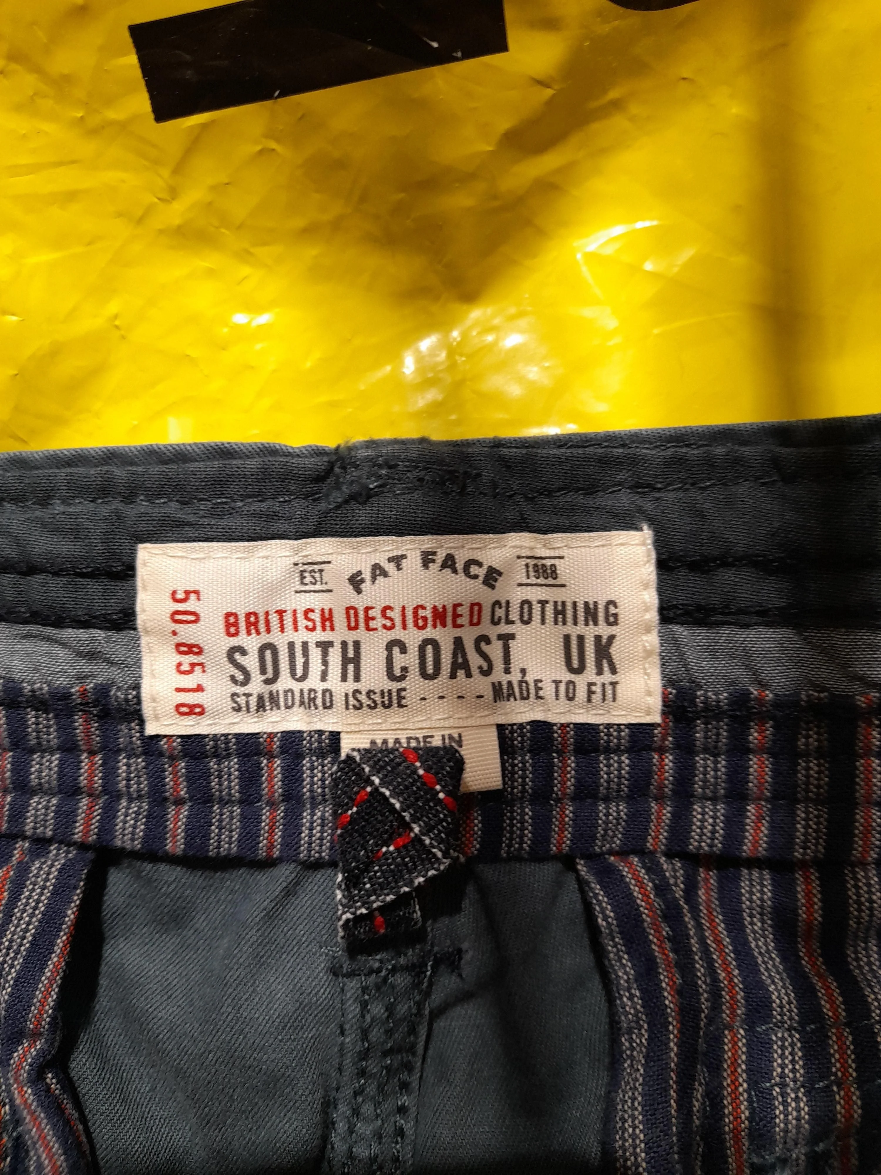 Fat Face Men's Shorts W 36 in Blue 100% Cotton Cargo - Image 5