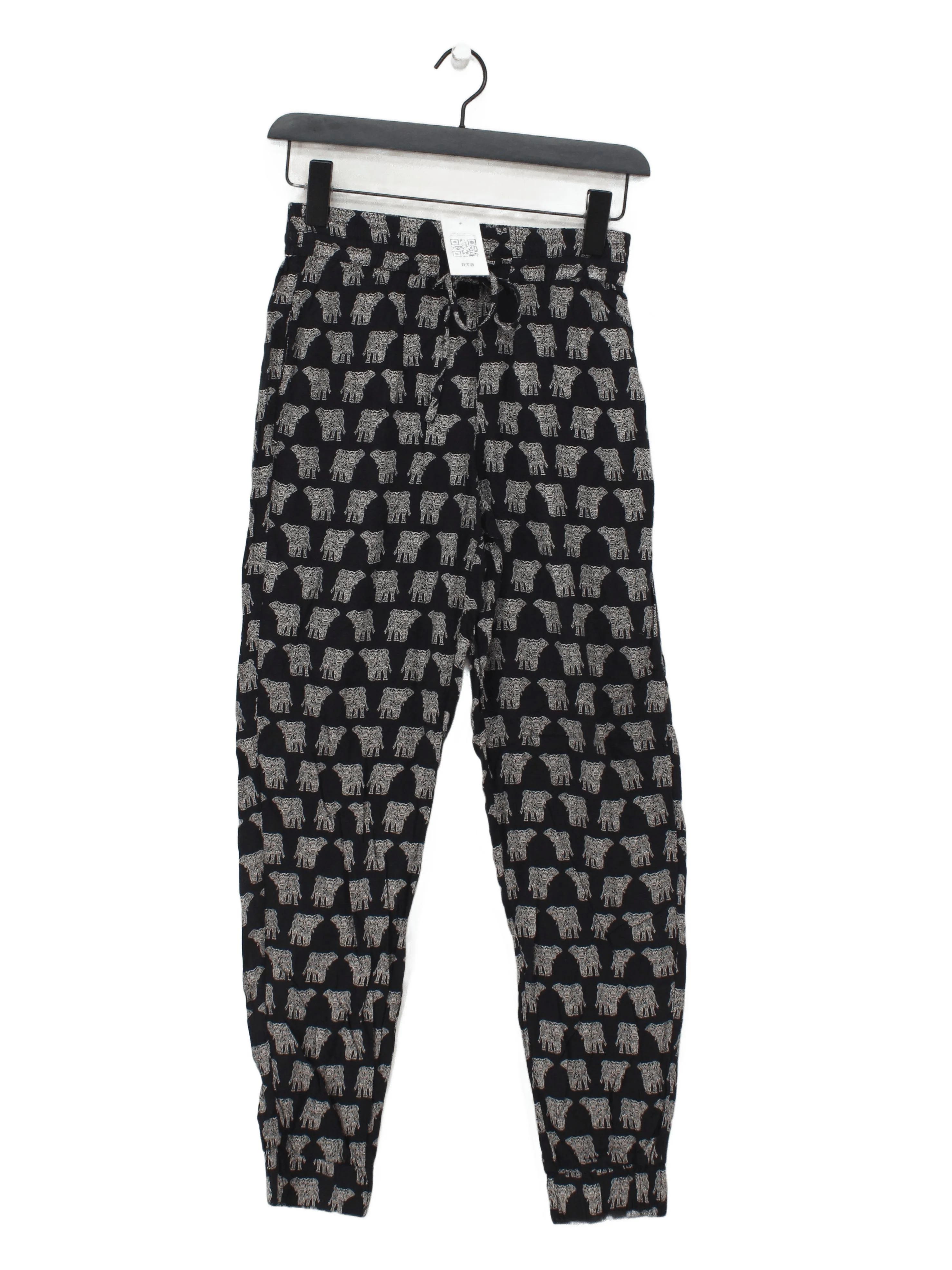 Fat Face Men's Sports Bottoms W 25 in Black 100% Cotton Sweatpants