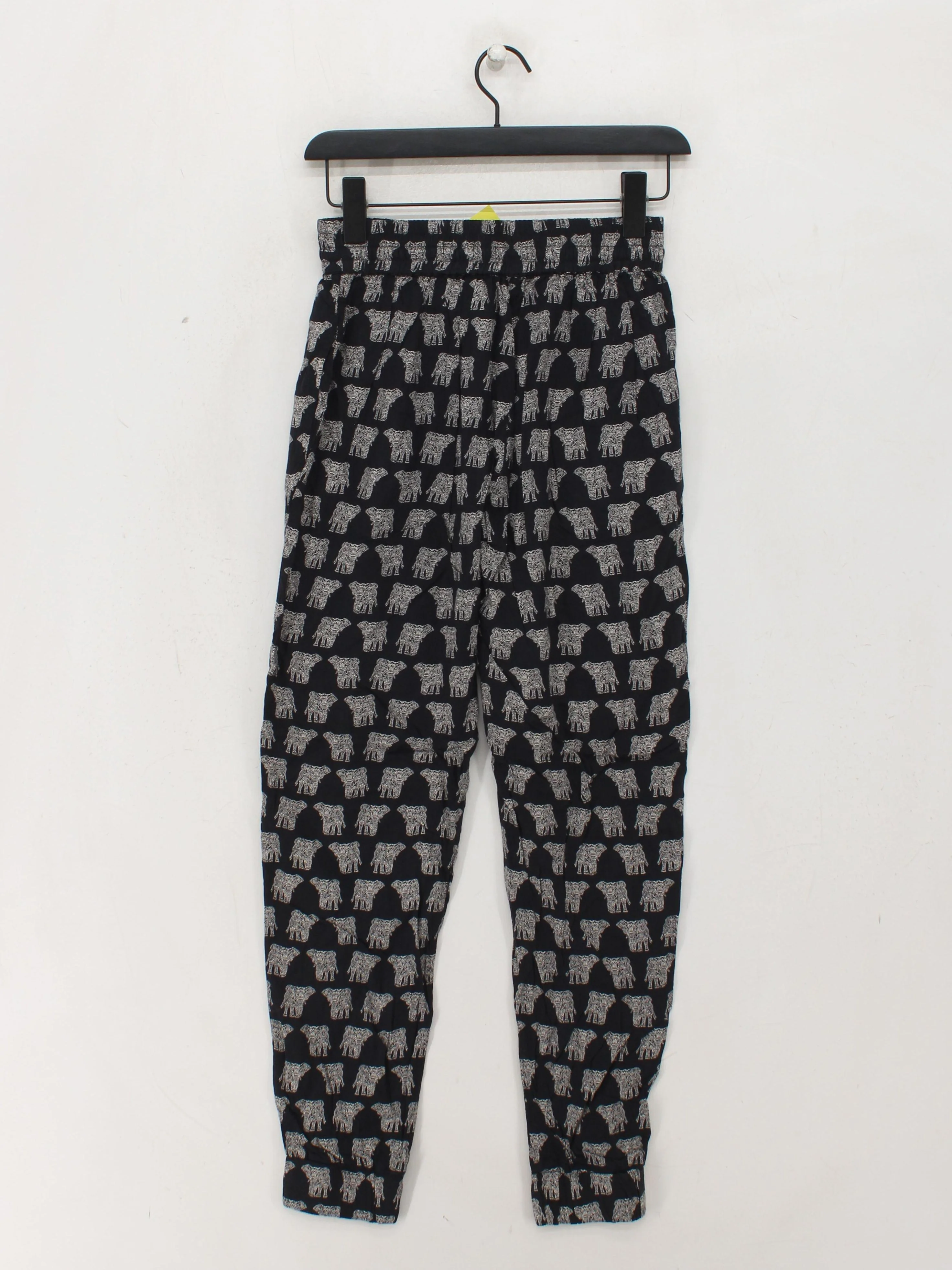 Fat Face Men's Sports Bottoms W 25 in Black 100% Cotton Sweatpants - Image 2