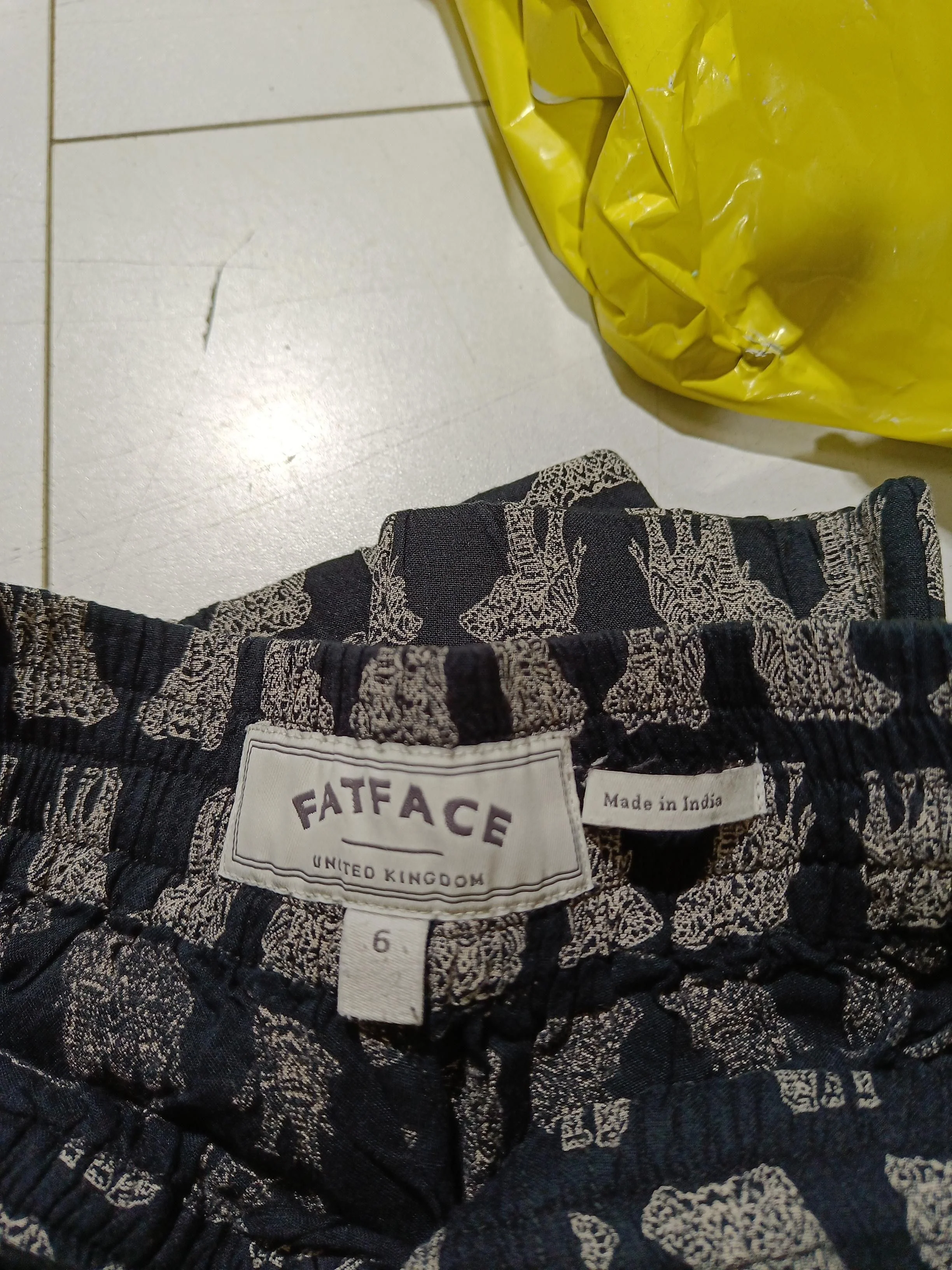 Fat Face Men's Sports Bottoms W 25 in Black 100% Cotton Sweatpants - Image 5