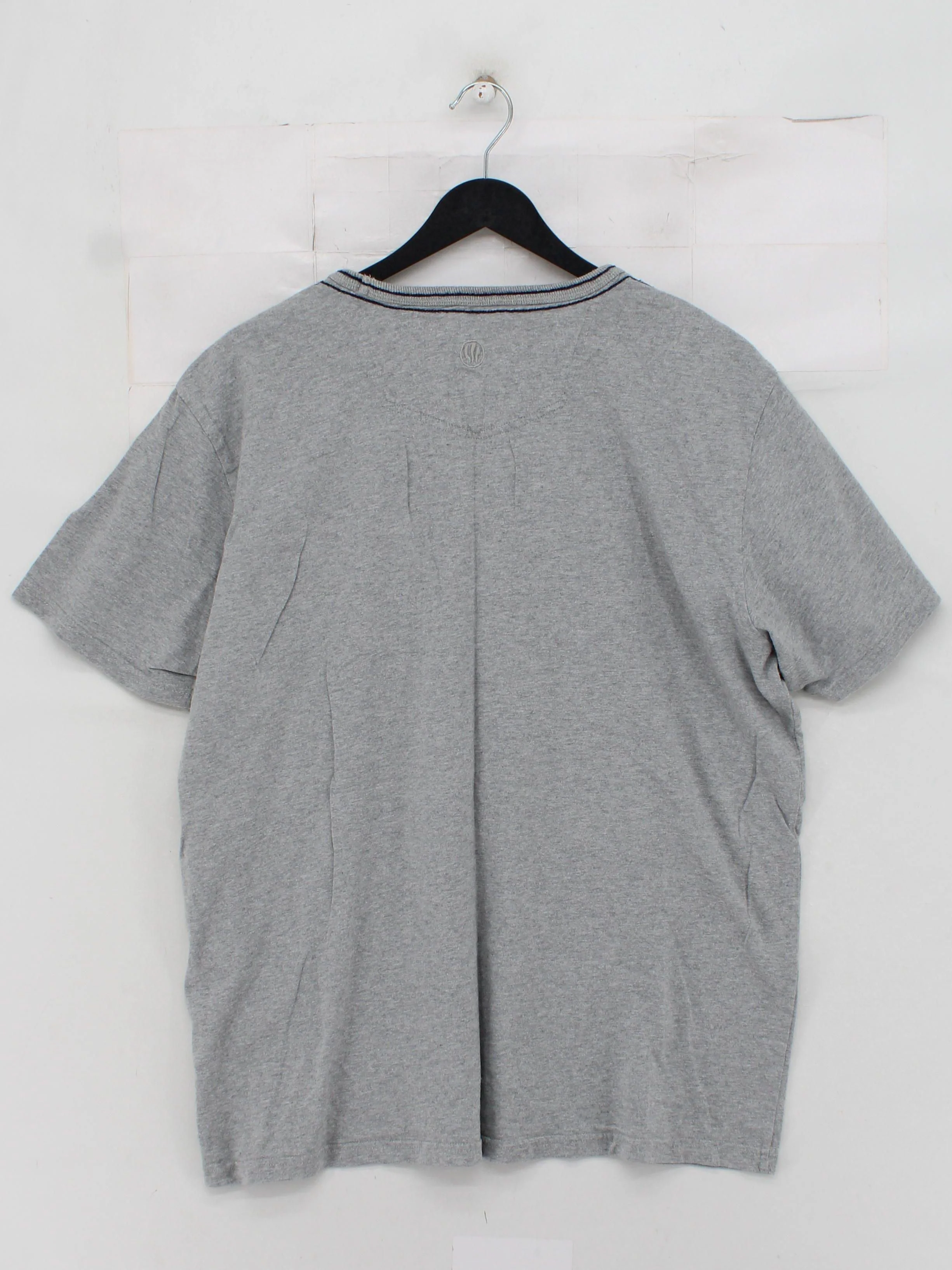 Fat Face Men's T-Shirt L Grey Graphic 100% Cotton Basic - Image 2