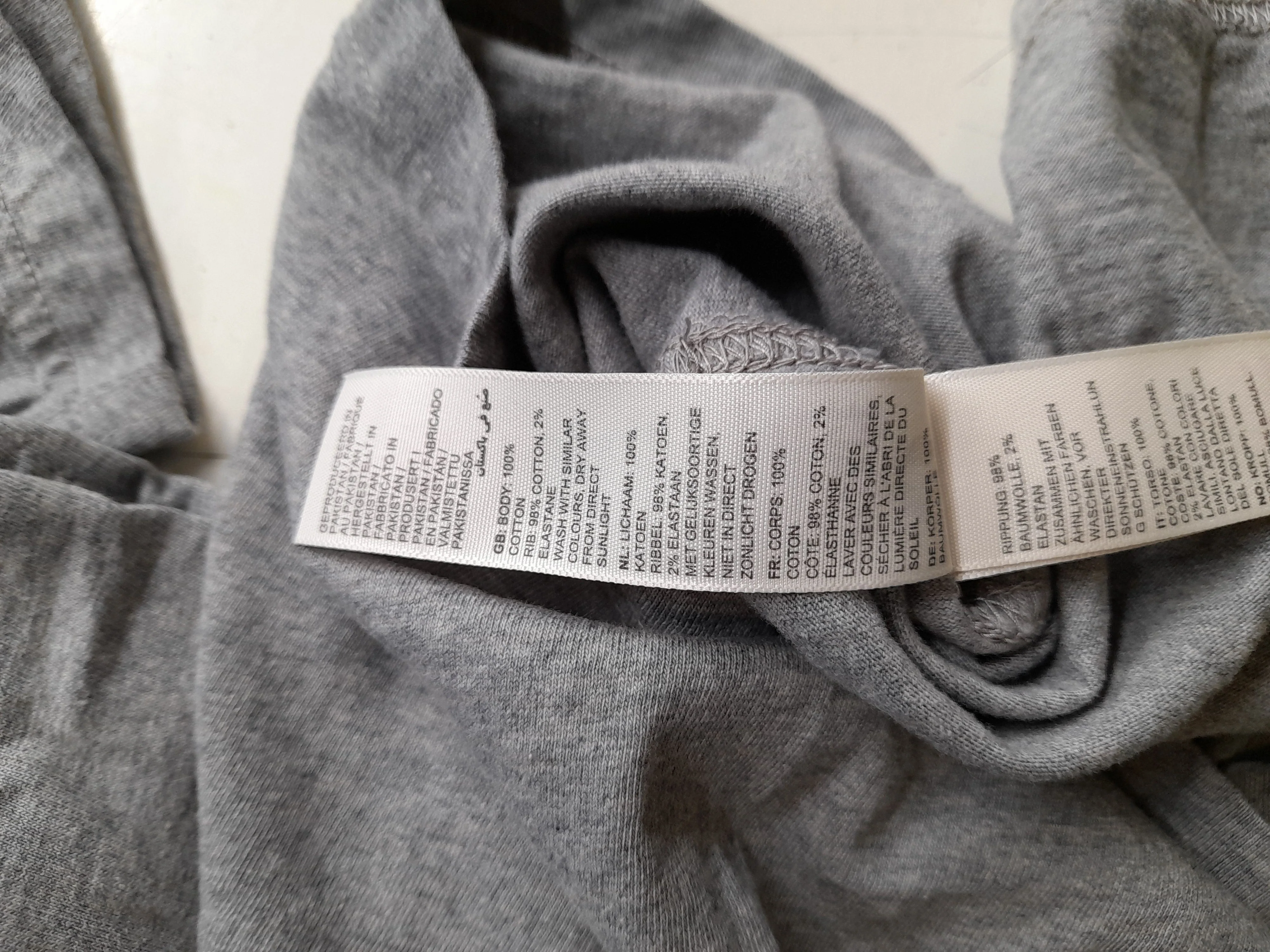 Fat Face Men's T-Shirt M Grey Cotton with Elastane Basic - Image 6