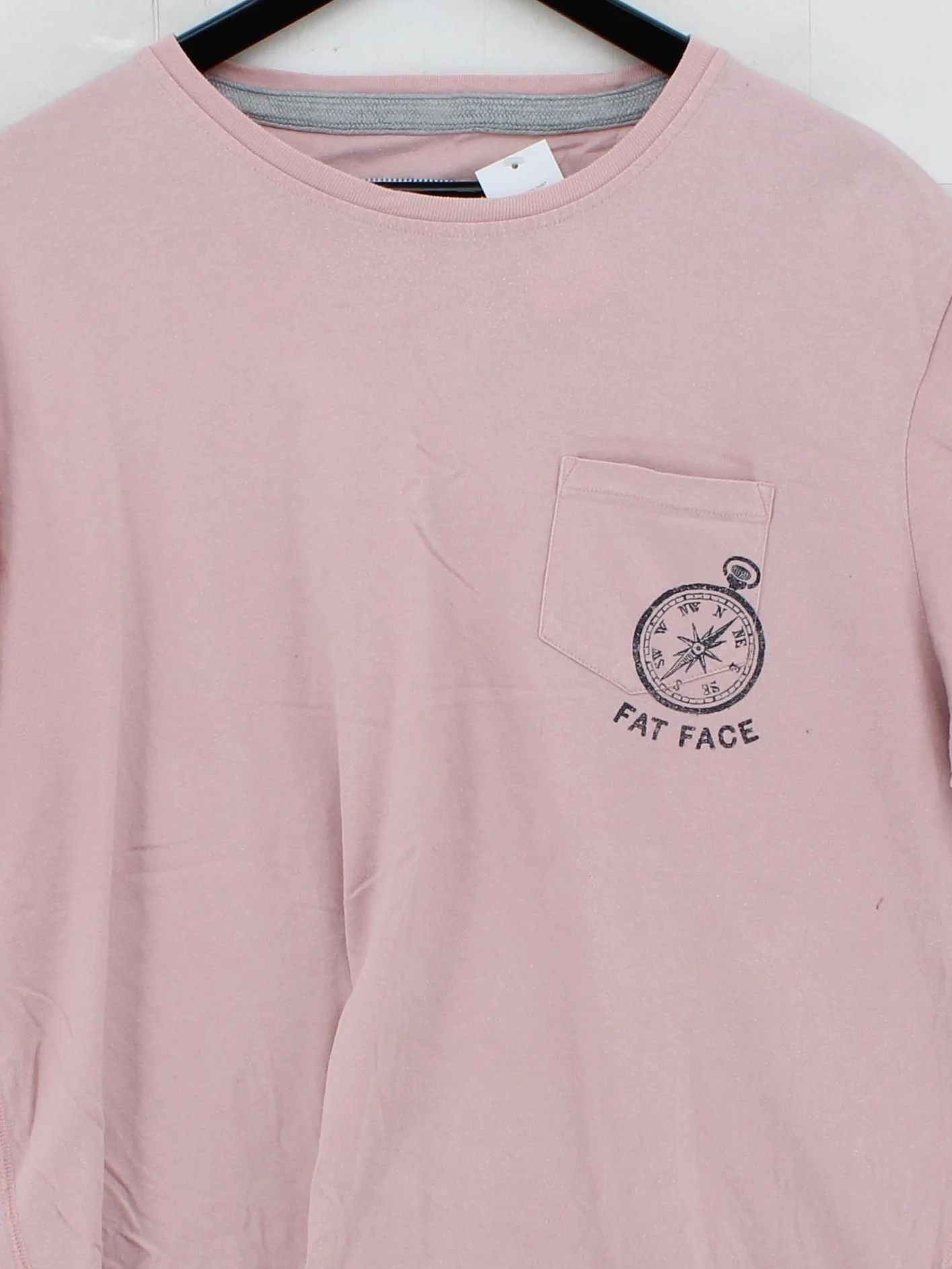 Fat Face Men's T-Shirt M Pink Graphic 100% Cotton Basic - Image 3
