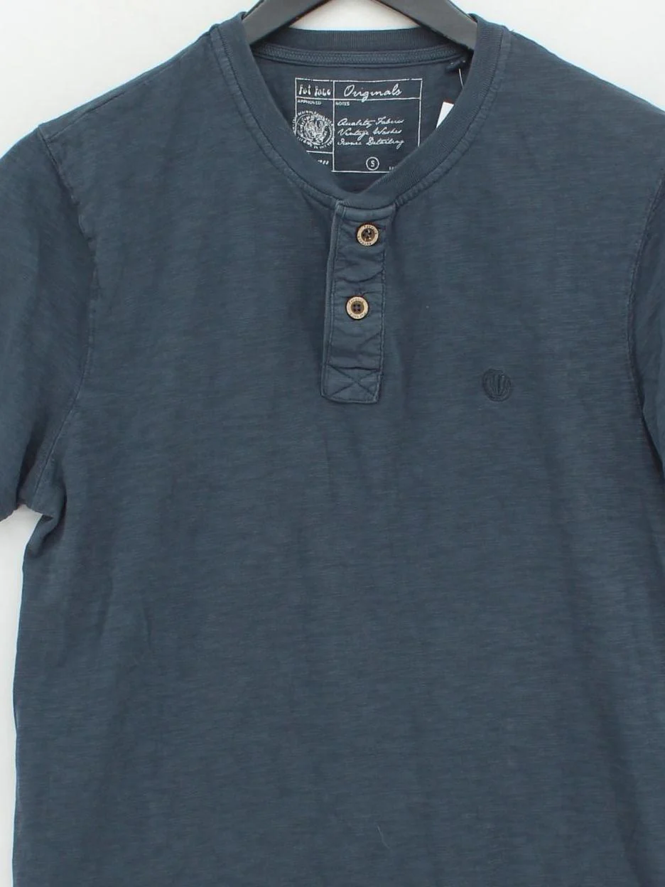 Fat Face Men's T-Shirt S Blue 100% Cotton Basic - Image 3
