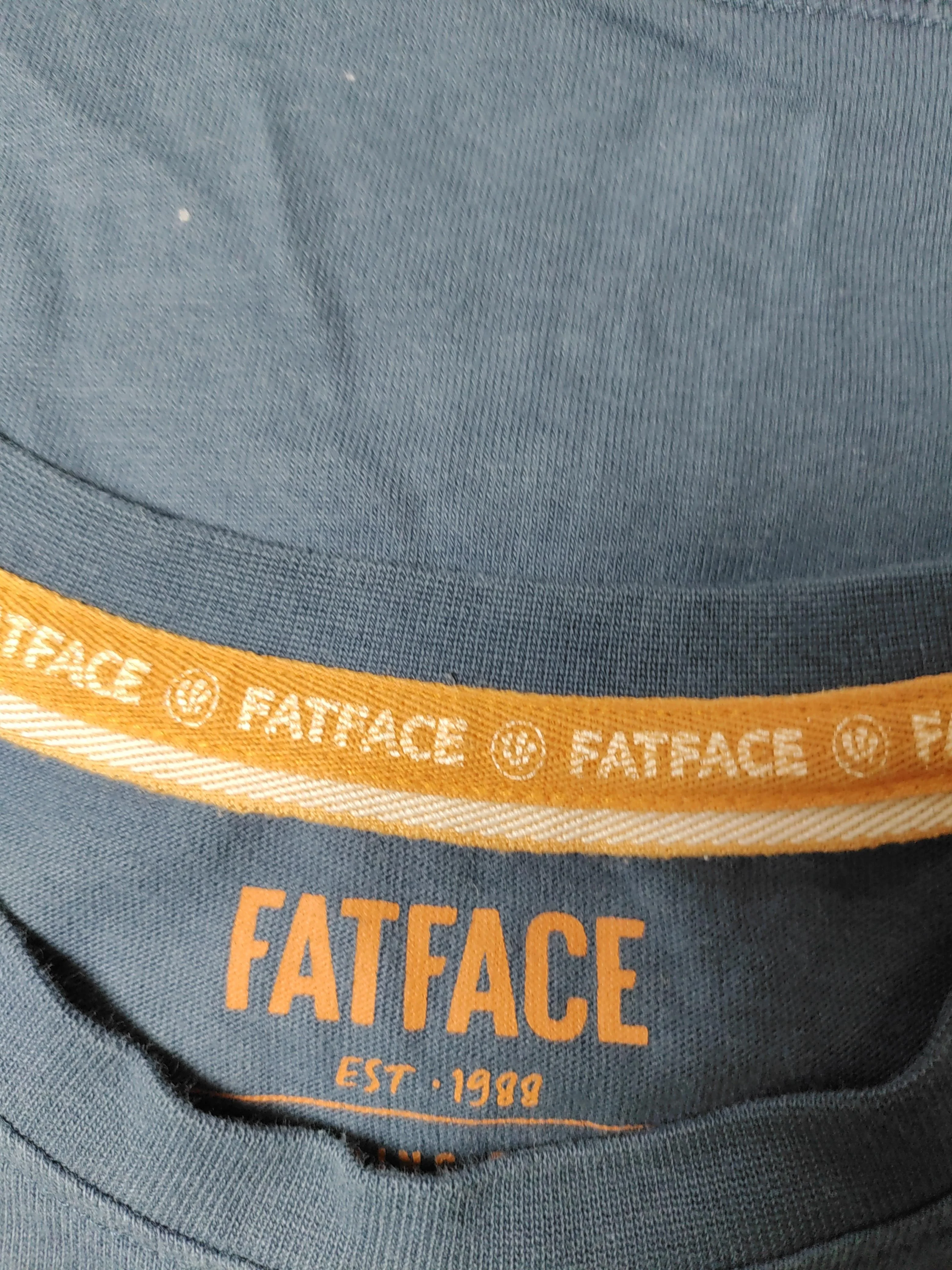 Fat Face Men's T-Shirt S Blue Graphic 100% Other Basic - Image 5