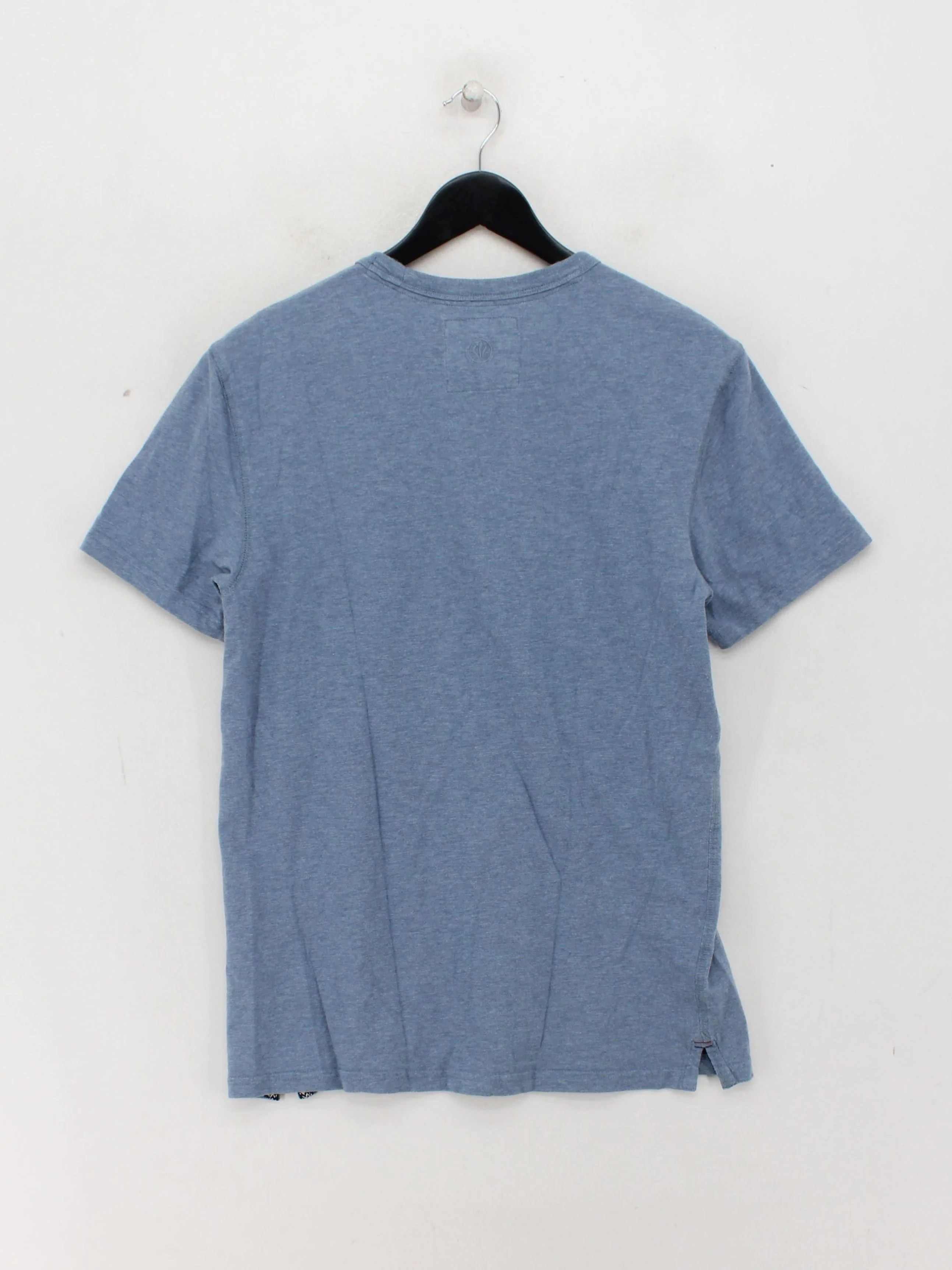 Fat Face Men's T-Shirt S Blue Graphic 100% Other Basic - Image 2