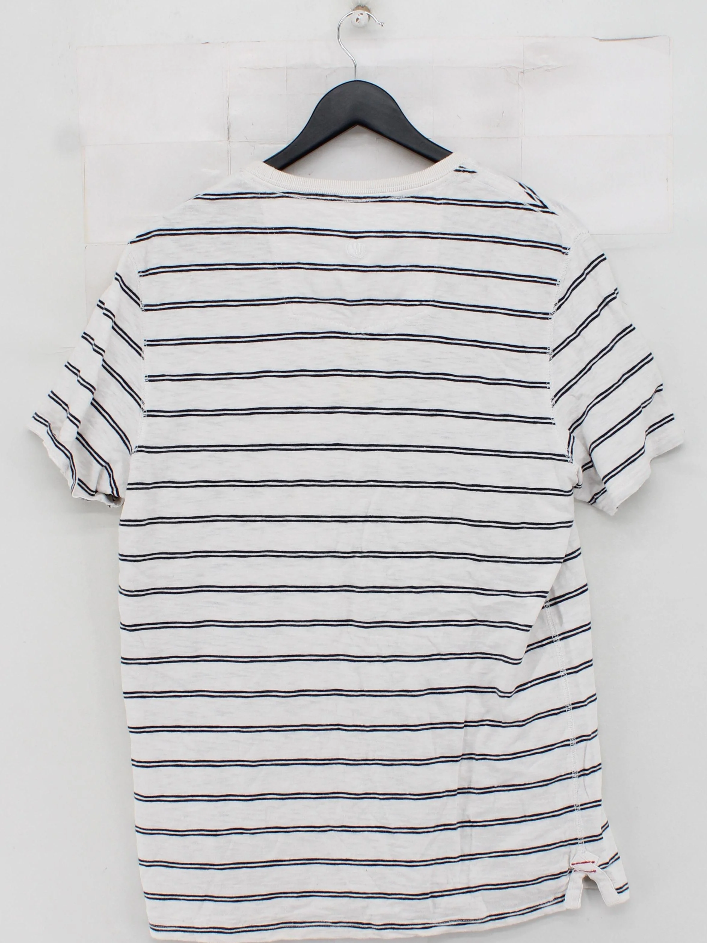 Fat Face Men's T-Shirt XL White Striped 100% Cotton Basic - Image 2