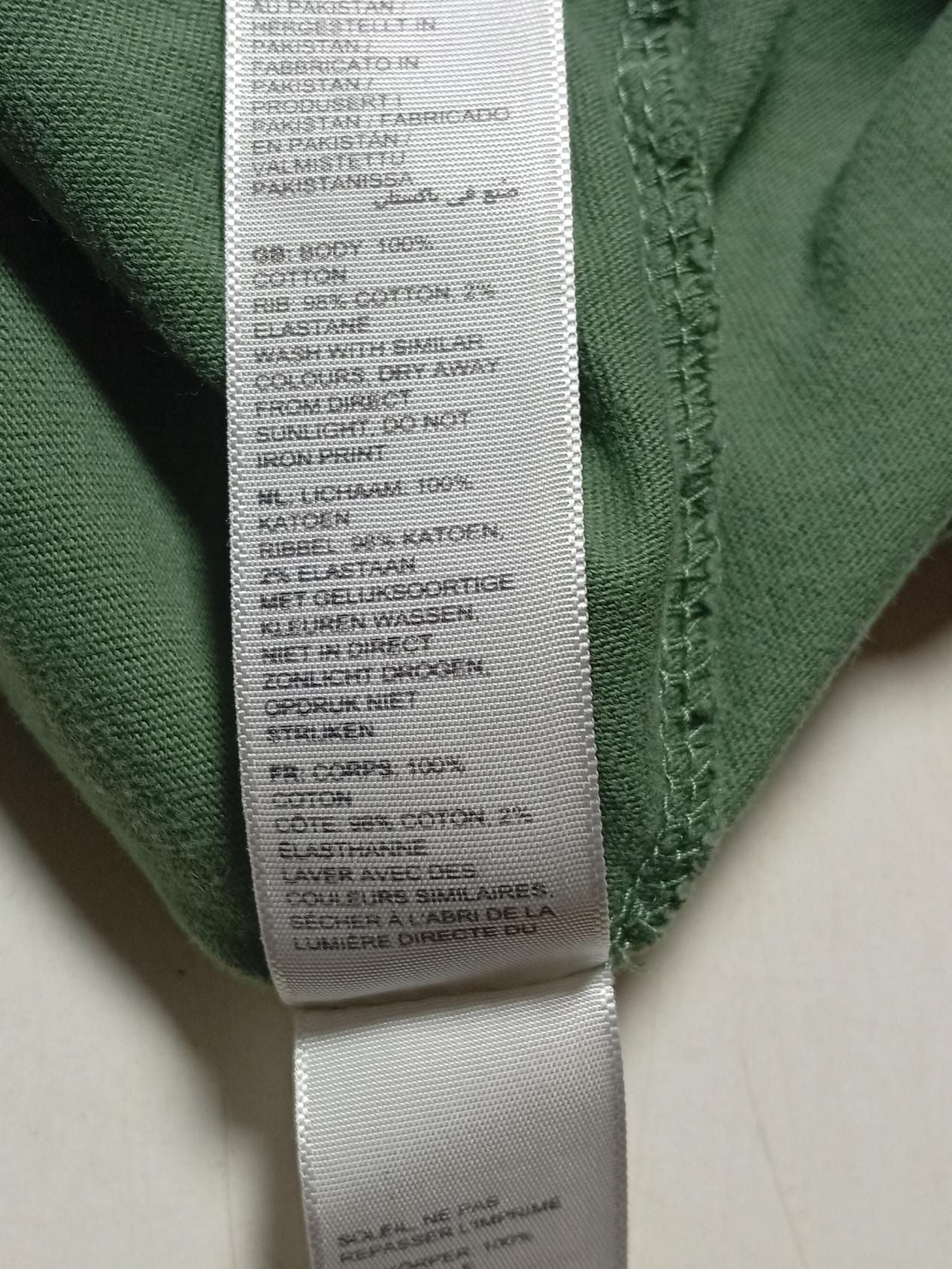 Fat Face Men's T-Shirt XXL Green Graphic Cotton with Elastane Basic - Image 6