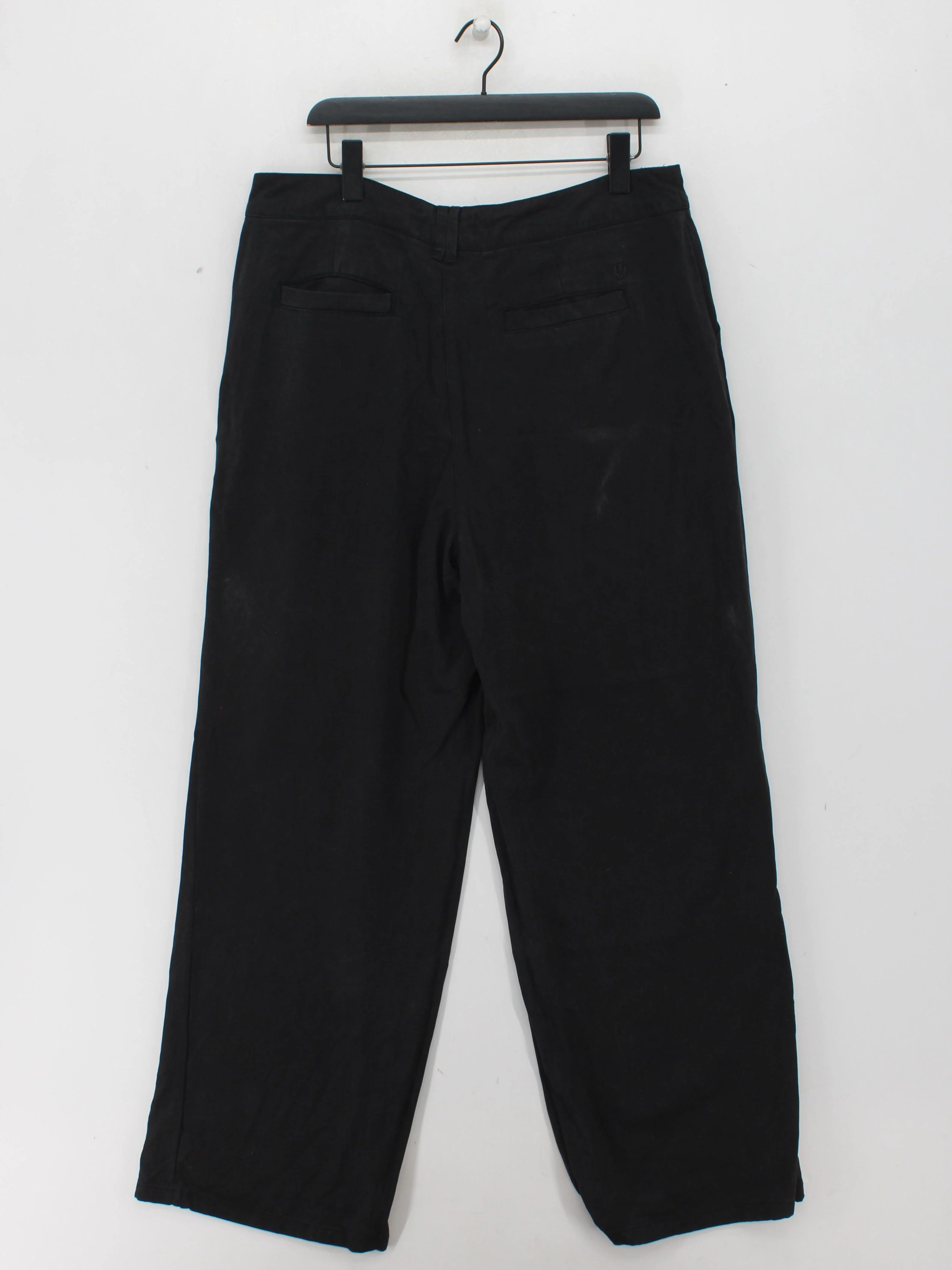 Fat Face Men's Trousers M Black 100% Lyocell Modal Wide-Leg Capri - Image 2
