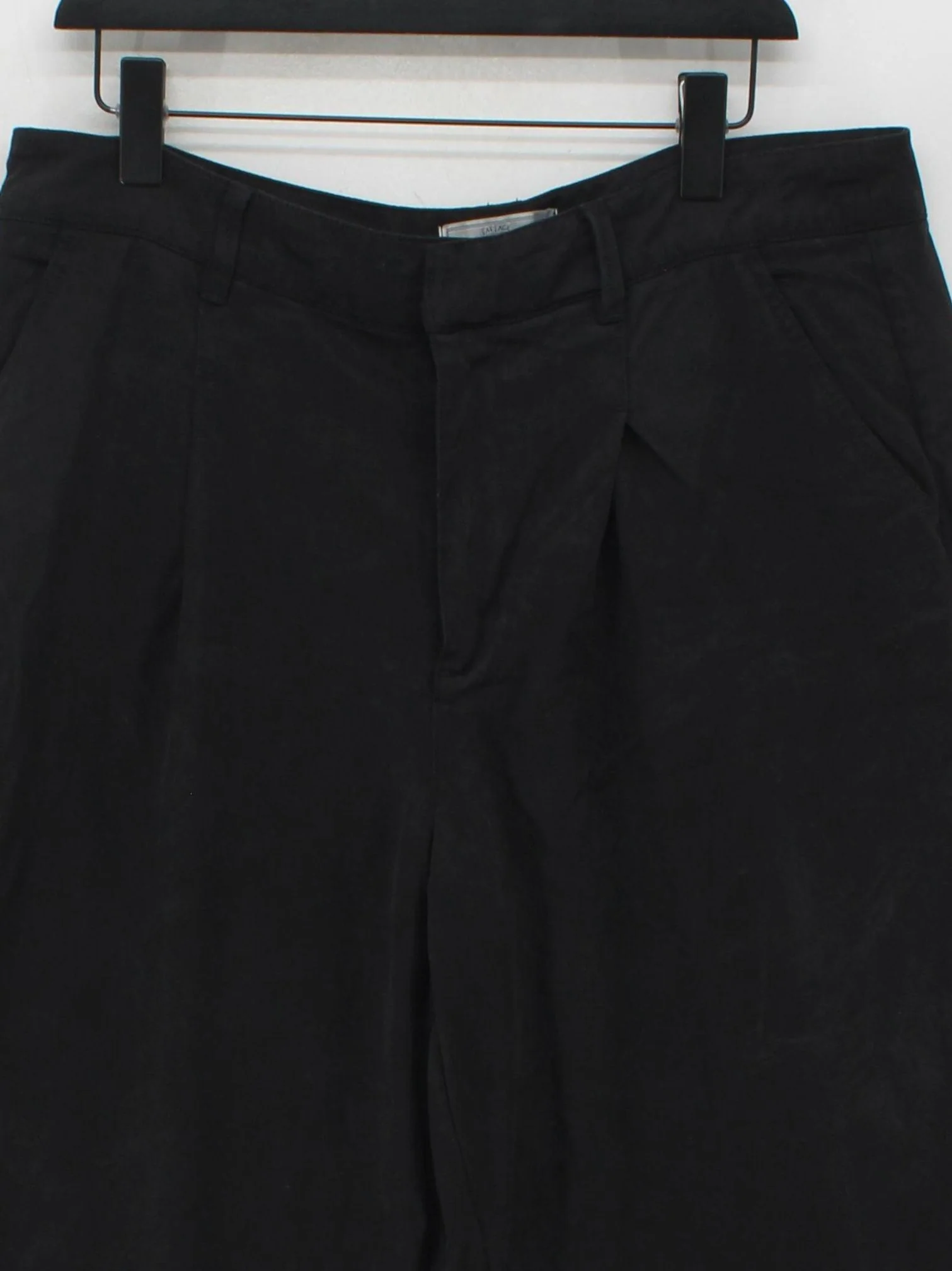Fat Face Men's Trousers M Black 100% Lyocell Modal Wide-Leg Capri - Image 3