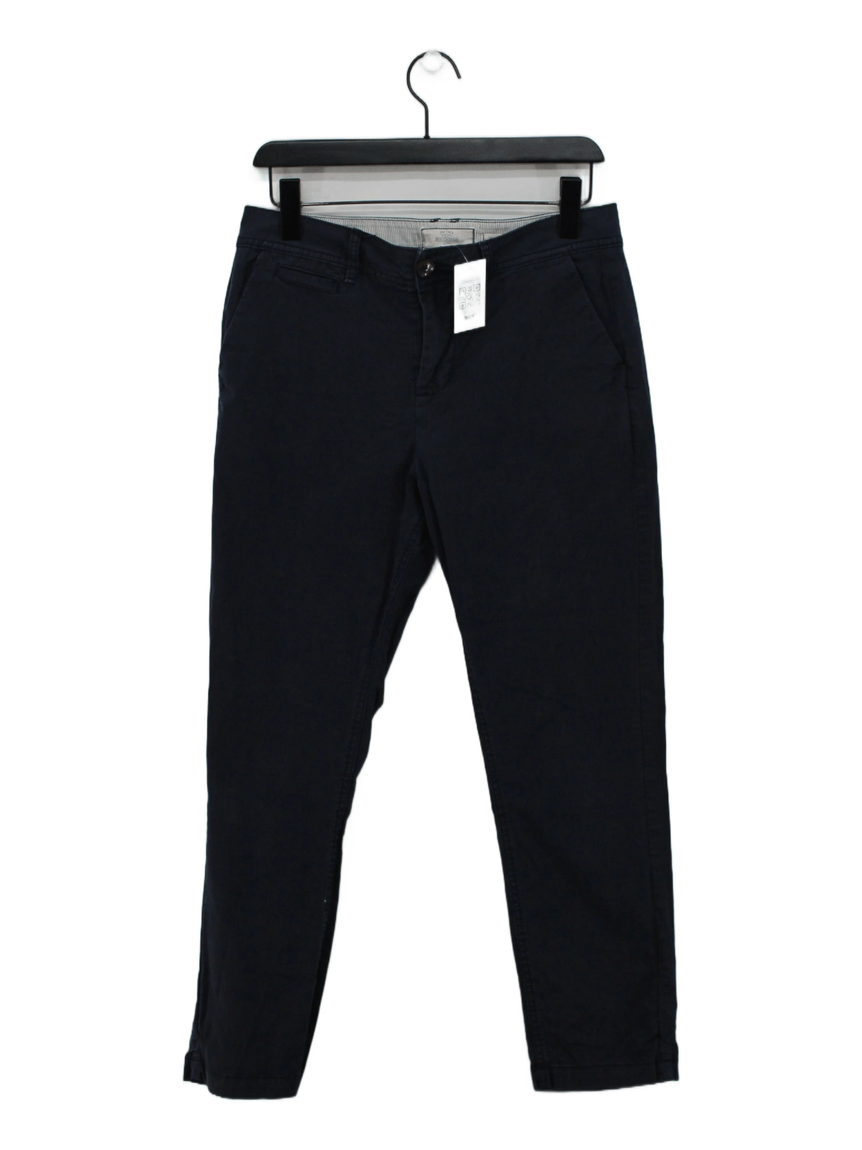 Fat Face Men's Trousers S Blue Cotton with Elastane Straight Chino