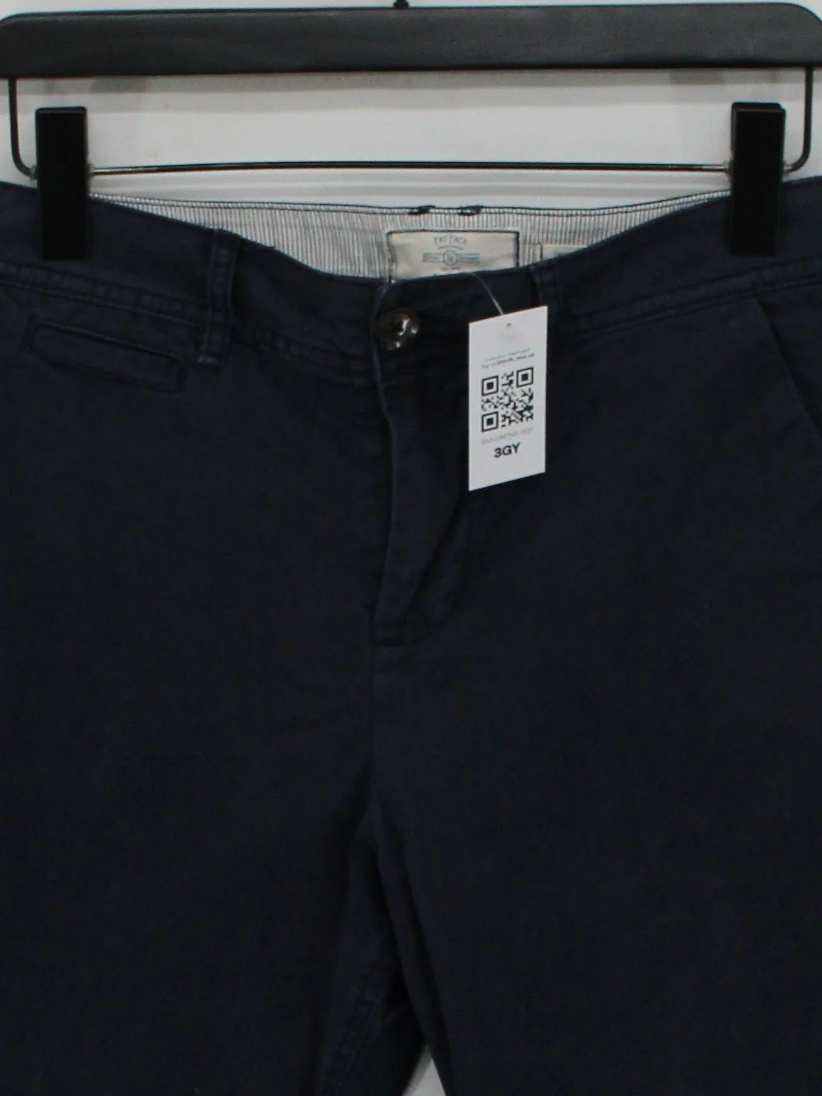 Fat Face Men's Trousers S Blue Cotton with Elastane Straight Chino - Image 3