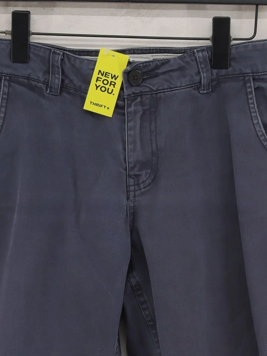 Fat Face Men's Trousers S Blue Cotton with Elastane Tapered Chino - Image 3