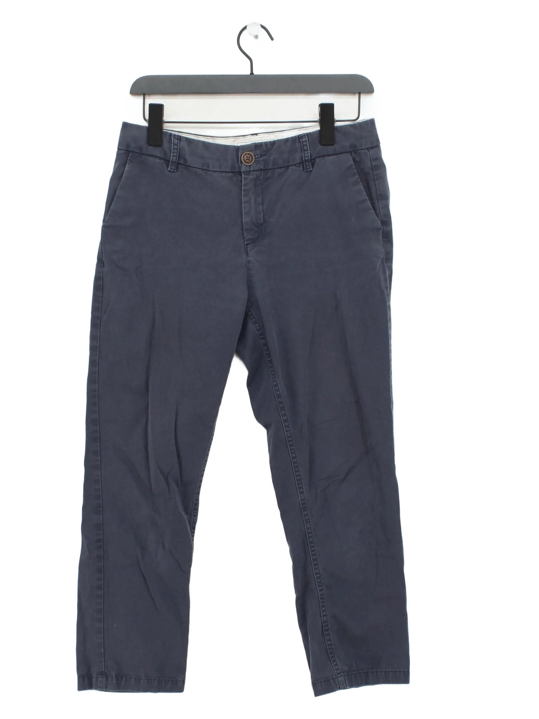 Fat Face Men's Trousers W 30 in Blue Cotton with Elastane Straight Chino