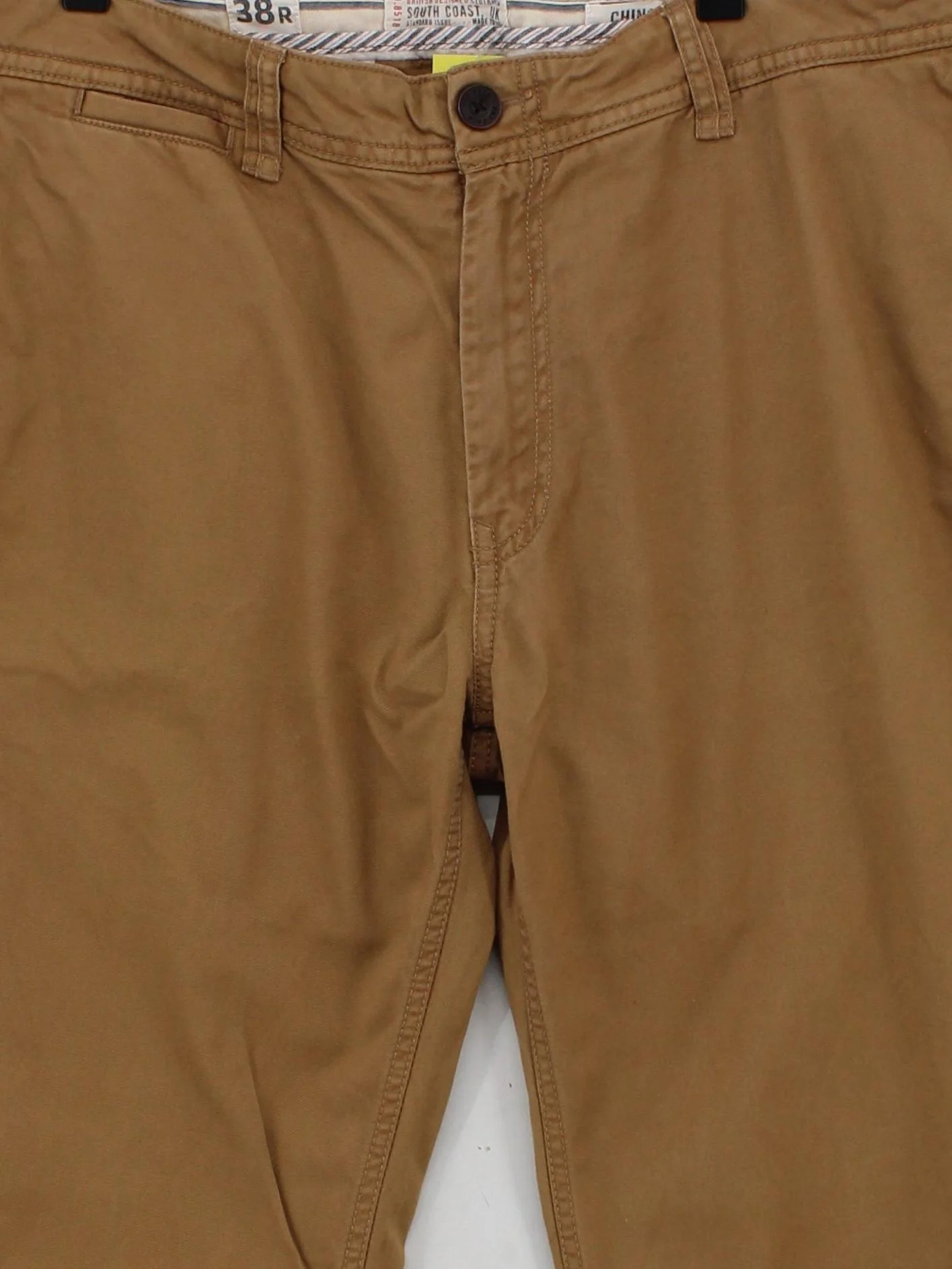 Fat Face Men's Trousers W 38 in Tan 100% Cotton Straight Chino - Image 3