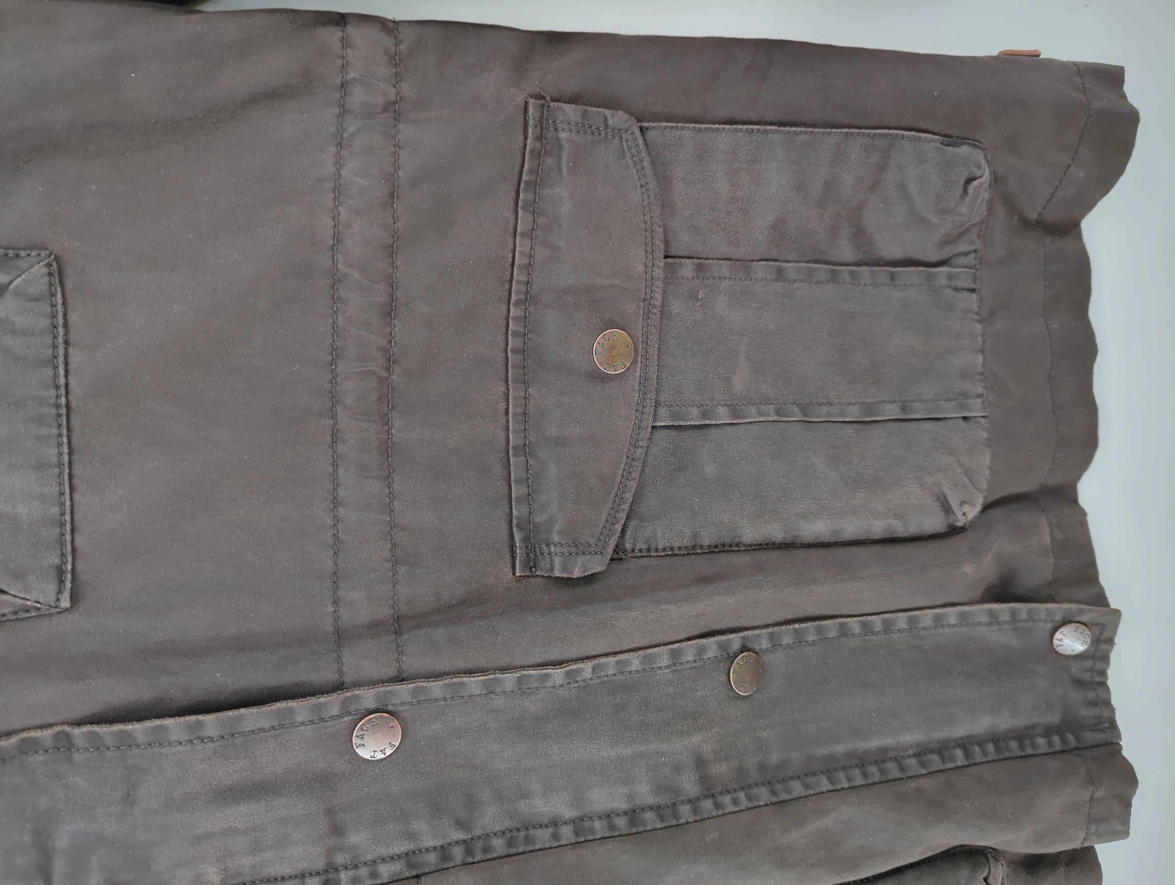 Fat Face Motorcycle Jacket jacket brown - Image 5