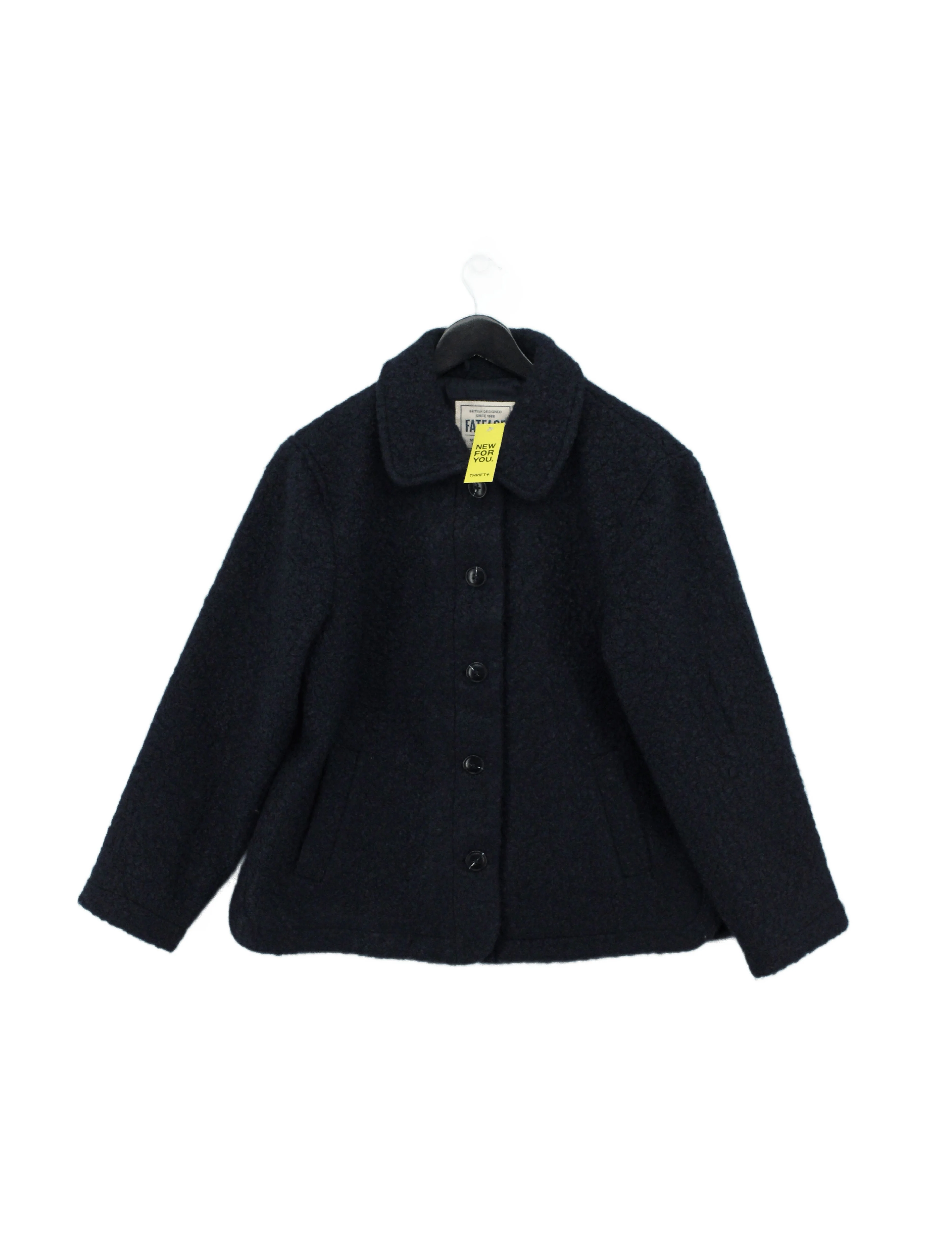Fat Face Overcoat jacket blue