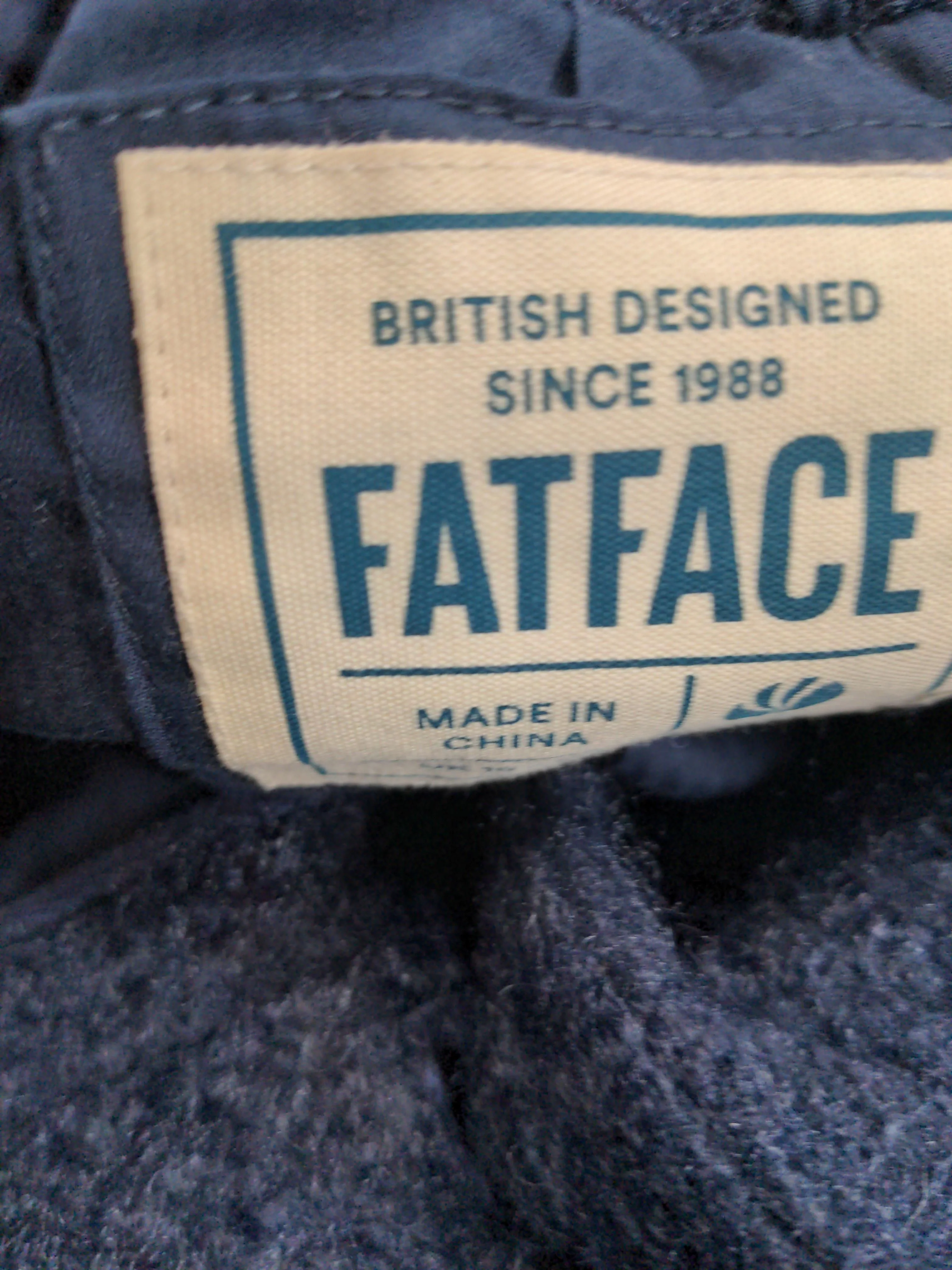 Fat Face Overcoat jacket blue - Image 5