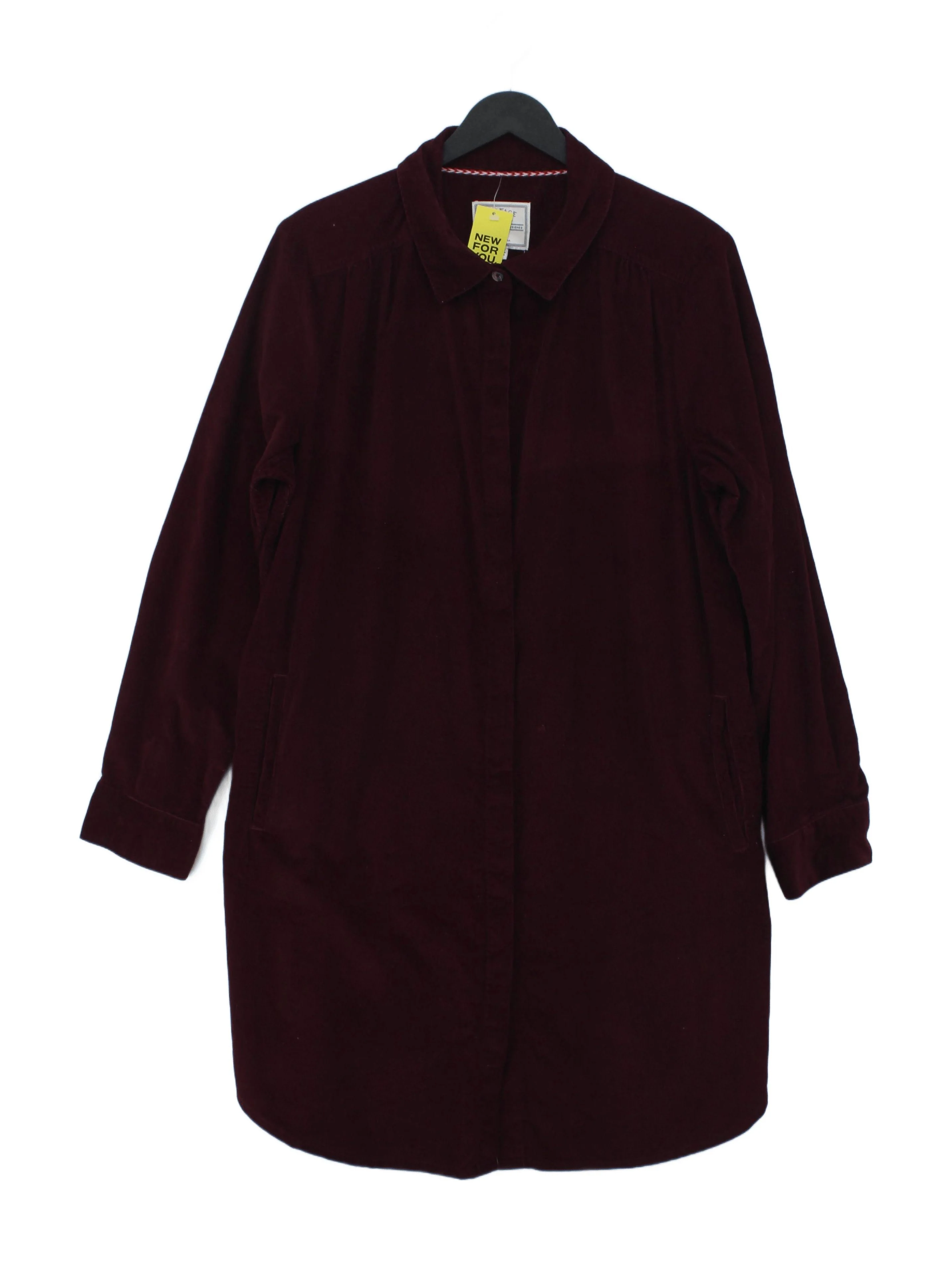 Fat Face Overcoat jacket red