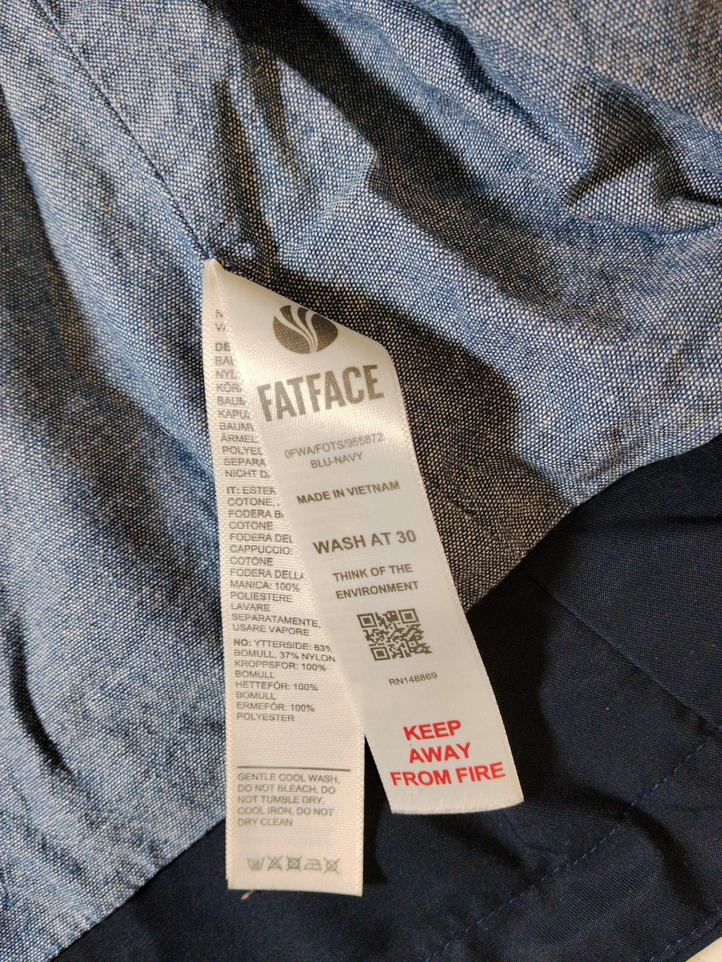 Fat Face Parka jacket blue - Image 6