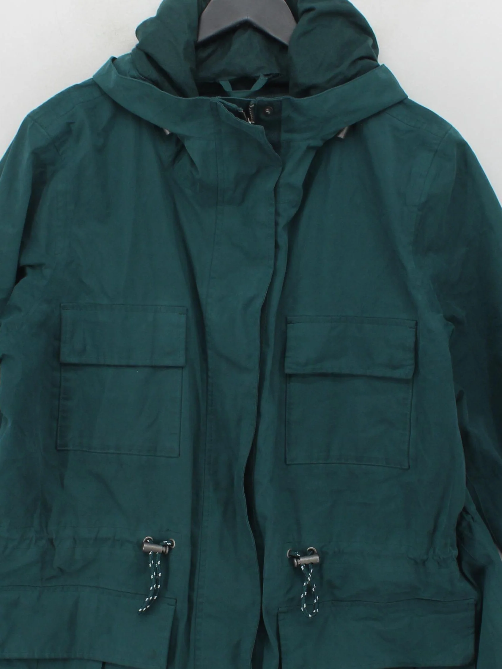 Fat Face Parka jacket green - Image 3