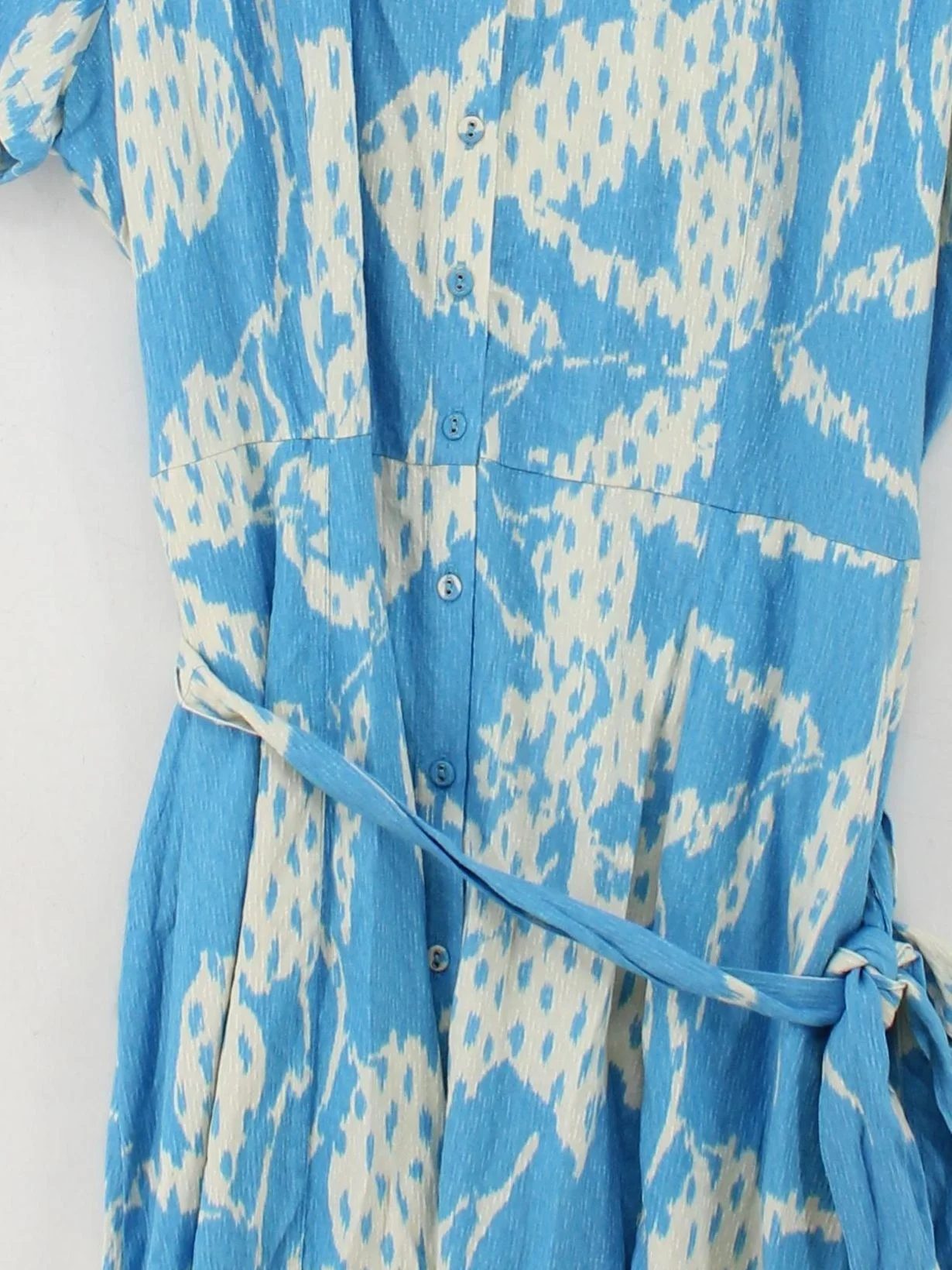 Fat Face Shirt Maxi Dress UK16 in Blue - Image 3