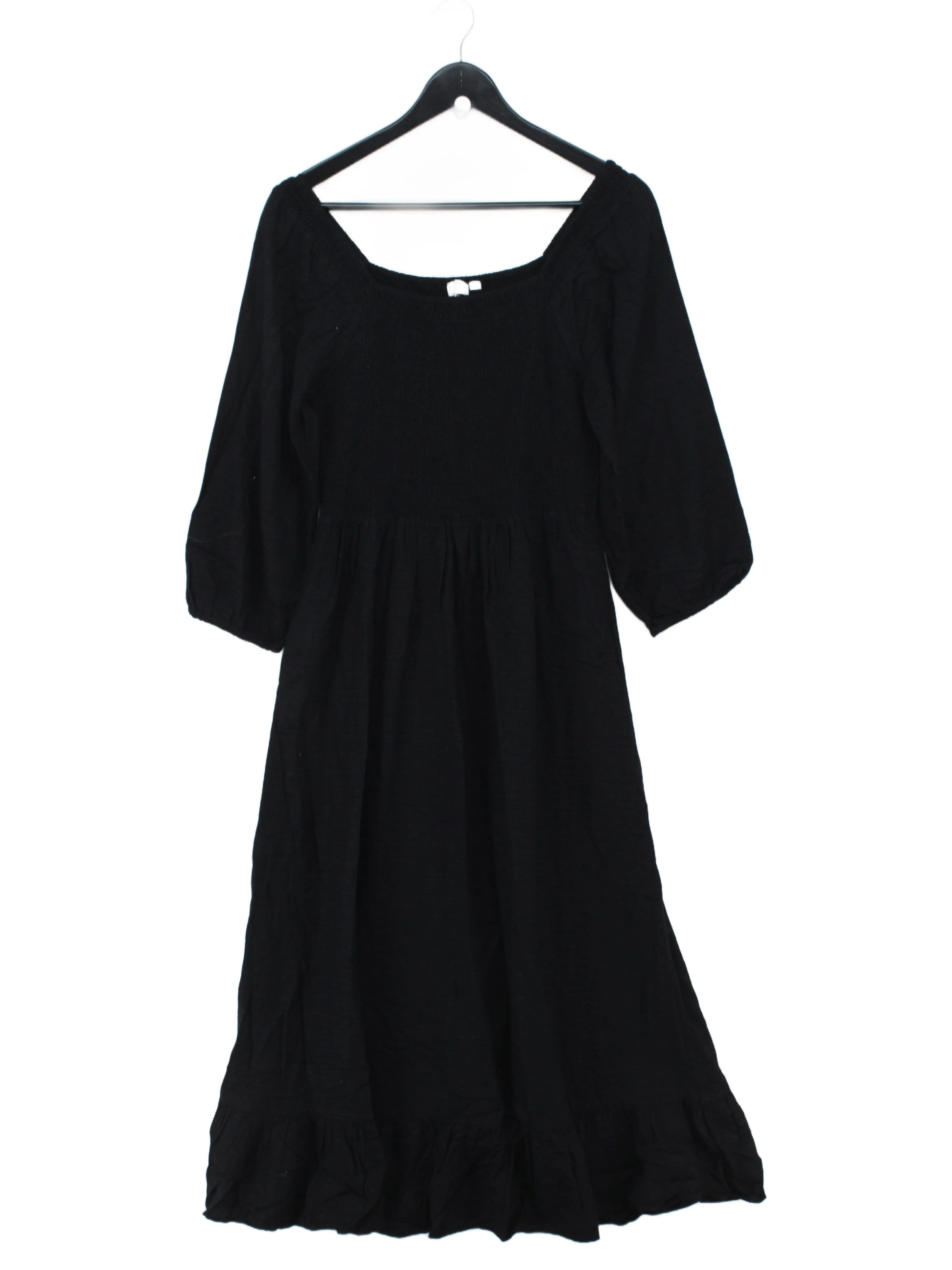 Fat Face Shirt Midi Dress UK10 in Black