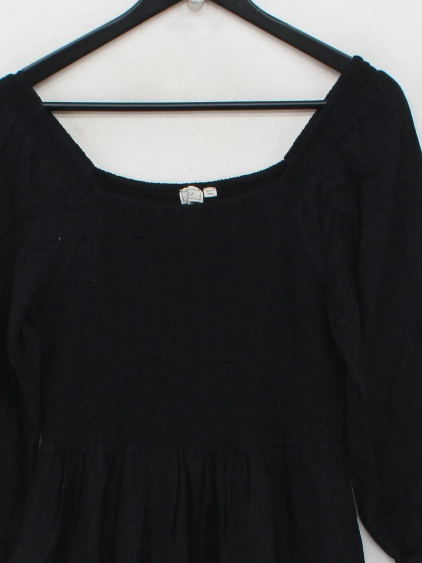 Fat Face Shirt Midi Dress UK10 in Black - Image 3