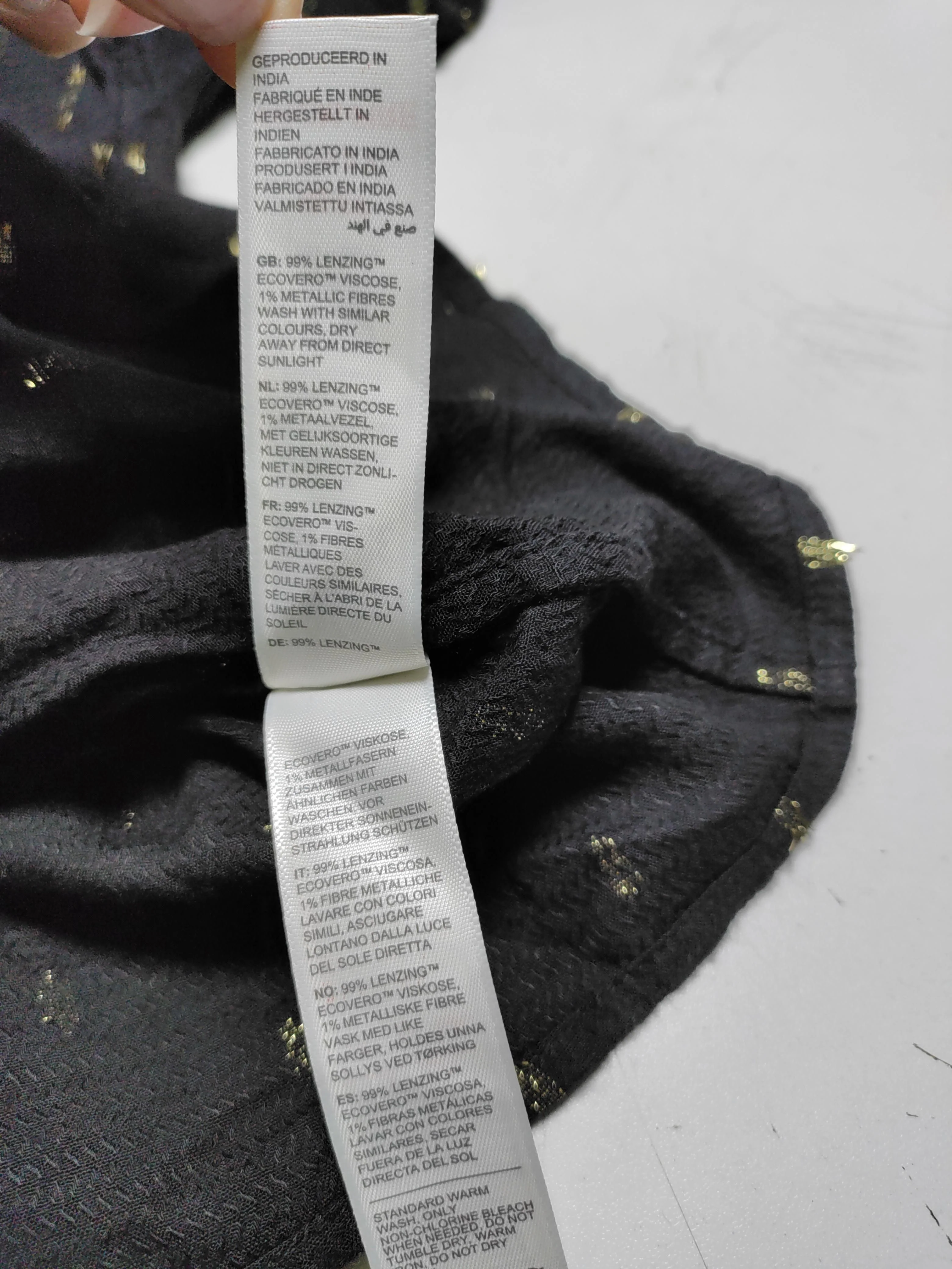 Fat Face Shirt Midi Dress UK10 in Black - Image 6
