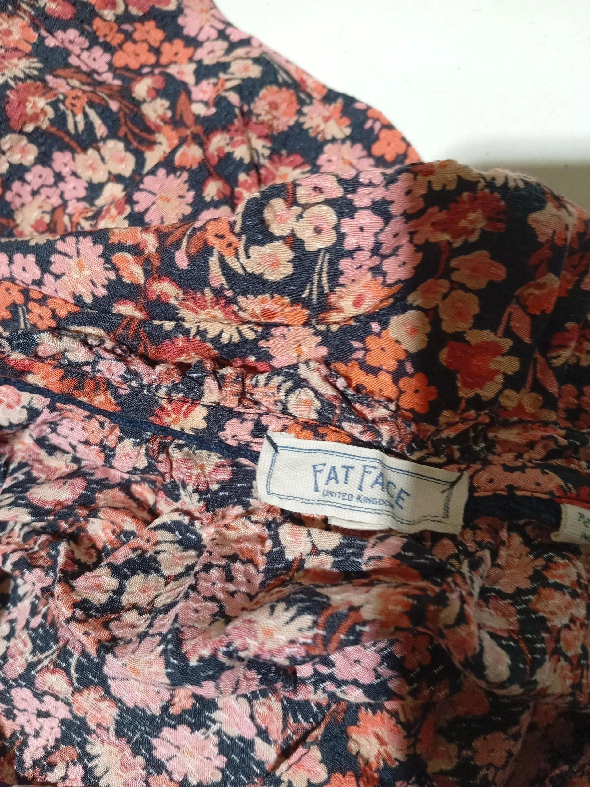 Fat Face Shirt Midi Dress UK10 in Multi - Image 5