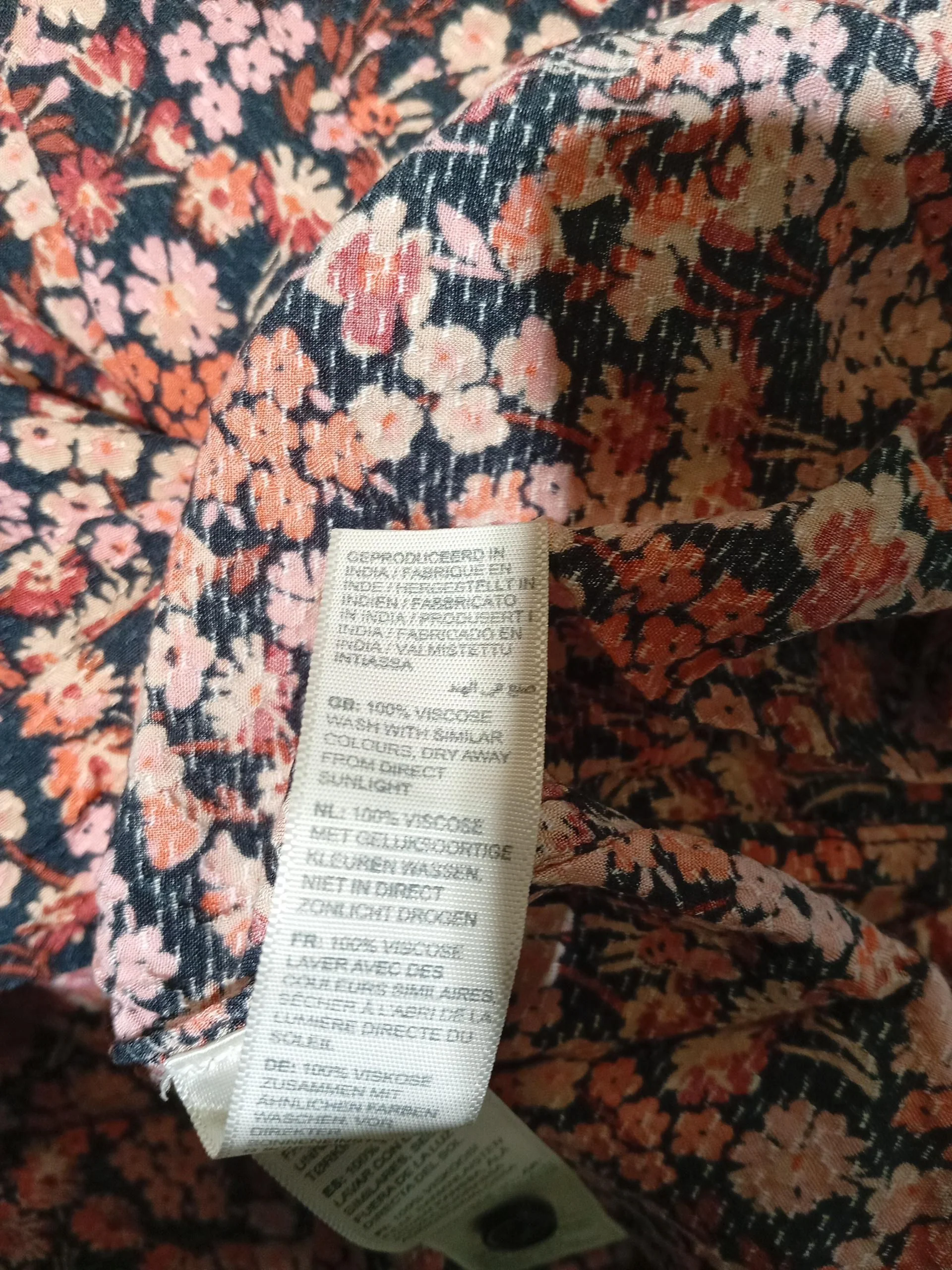 Fat Face Shirt Midi Dress UK10 in Multi - Image 6