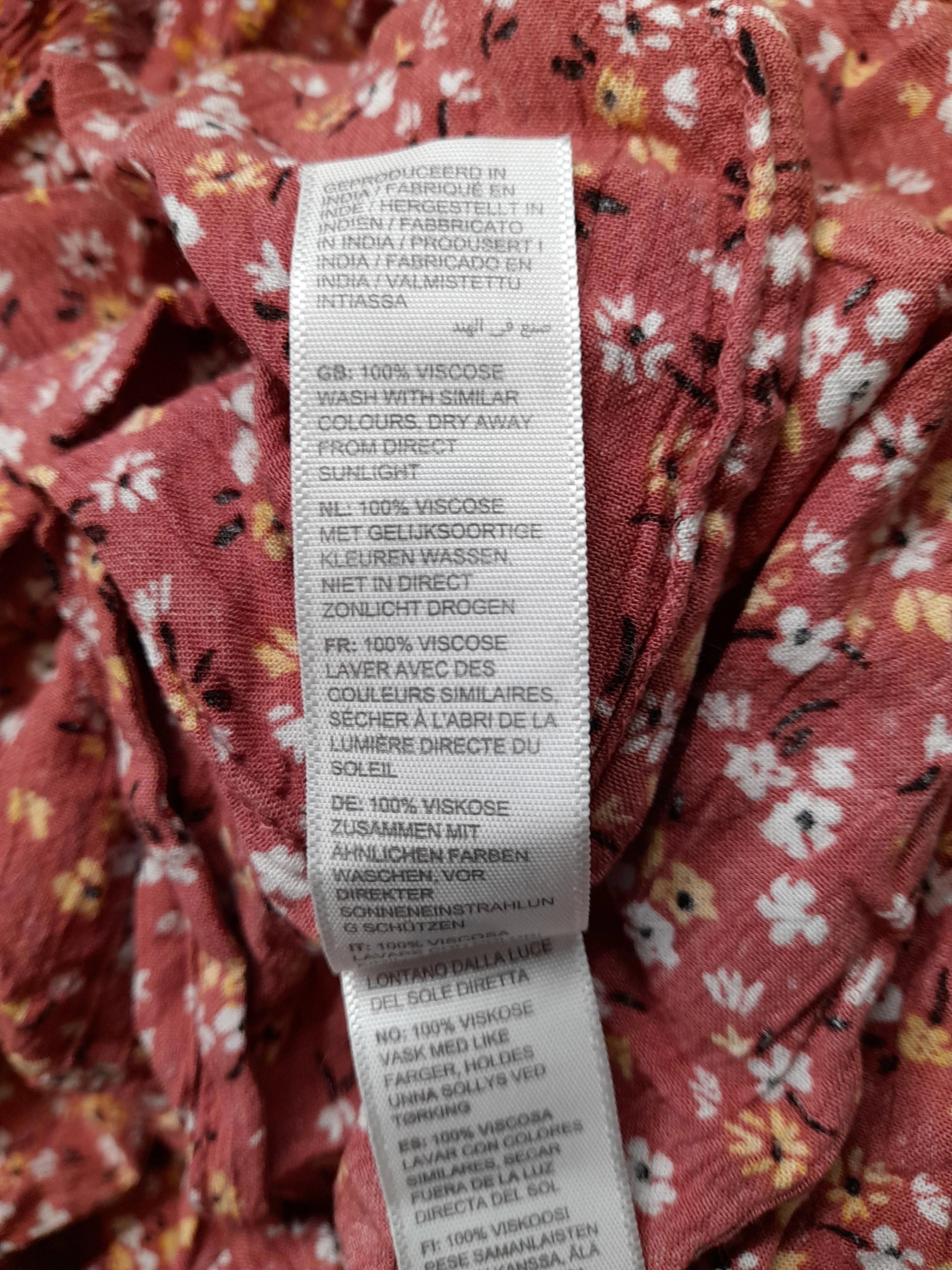 Fat Face Shirt Midi Dress UK12 in Red - Image 6