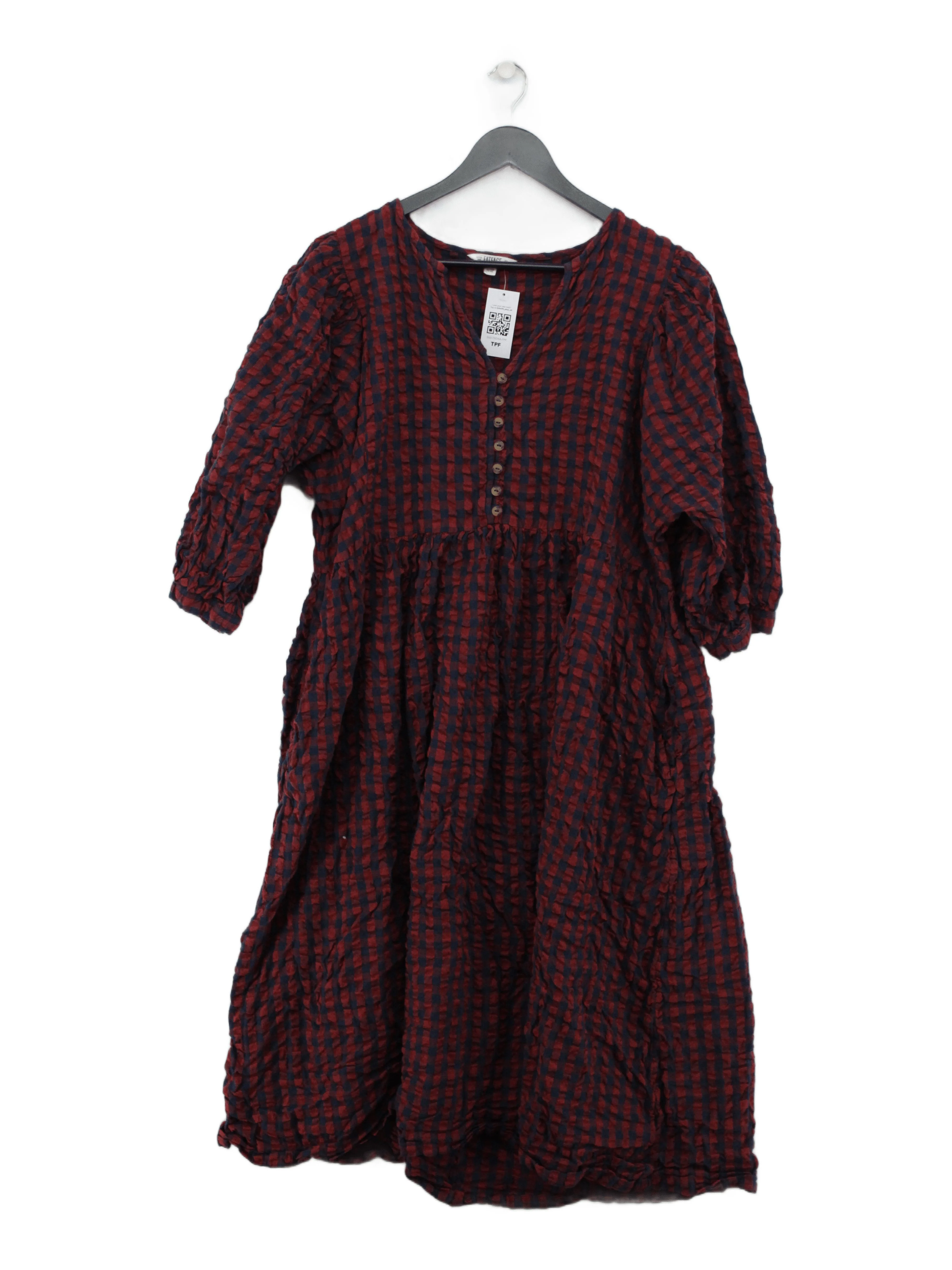 Fat Face Shirt Midi Dress UK18 in Multi
